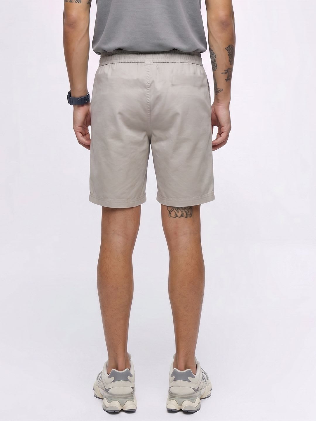 Kook N Keech Men Pure Cotton Shorts - back view