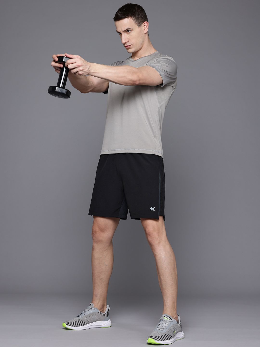 HRX by Hrithik Roshan Men Solid Sports Shorts - right view