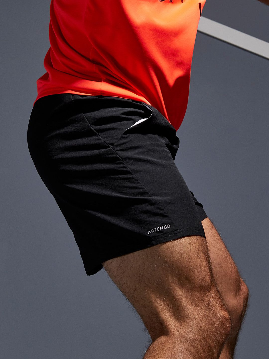 Decathlon Kuikma - Men Black Quick Dry Tennis Shorts - right view