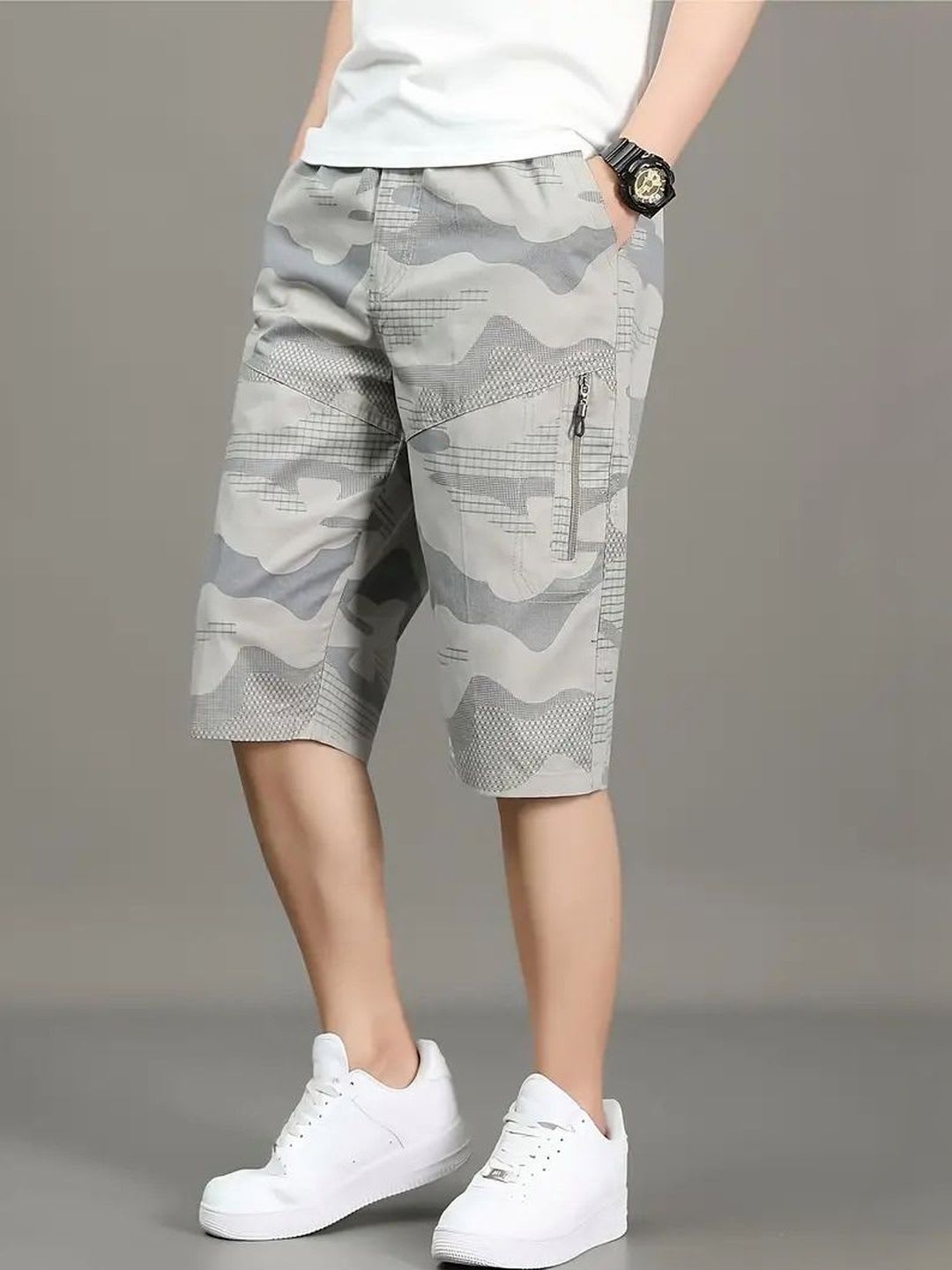 FABRIPPLE Men Printed Running Fashion Shorts - default view