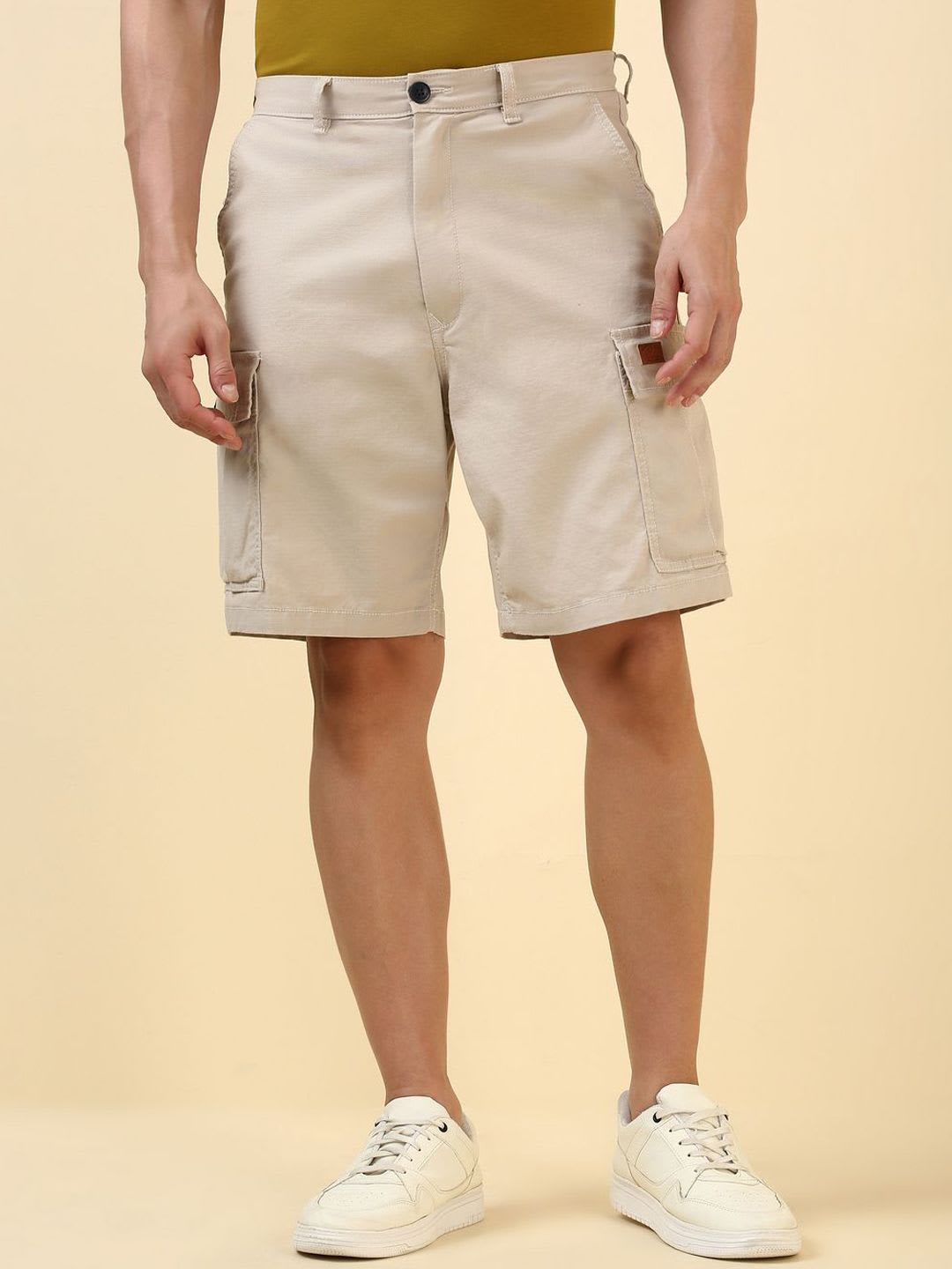 Allen Solly Men Regular Fit Cargo Shorts - default view