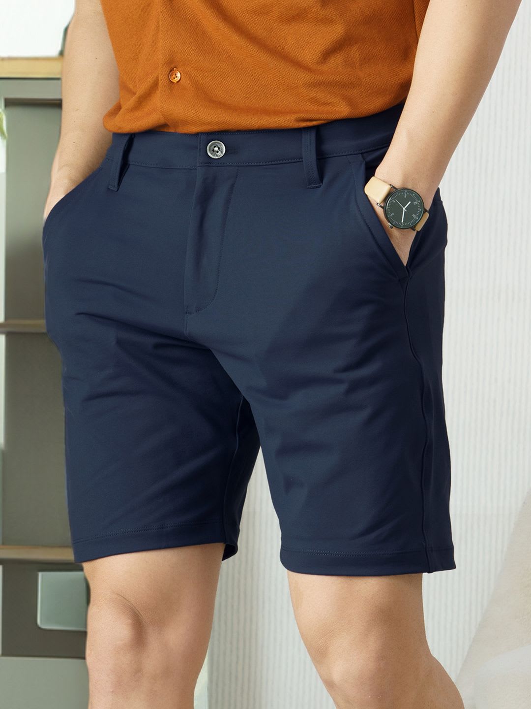 DAMENSCH Men Ultra Lightweight Chino Shorts - default view