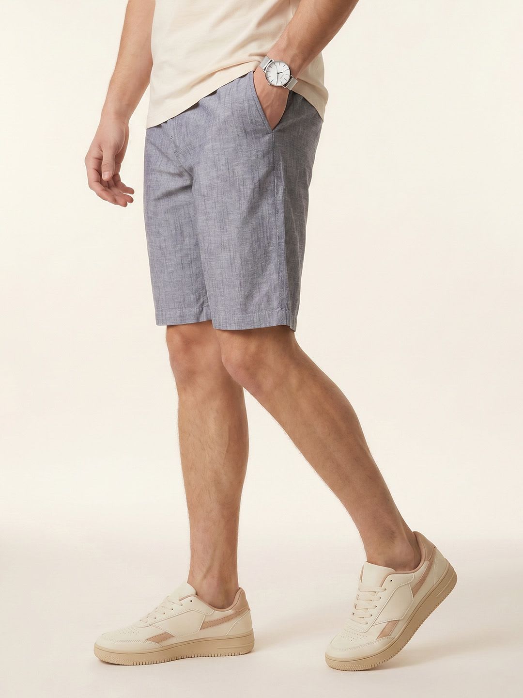 Nautica Men Cotton Linen Shorts - default view