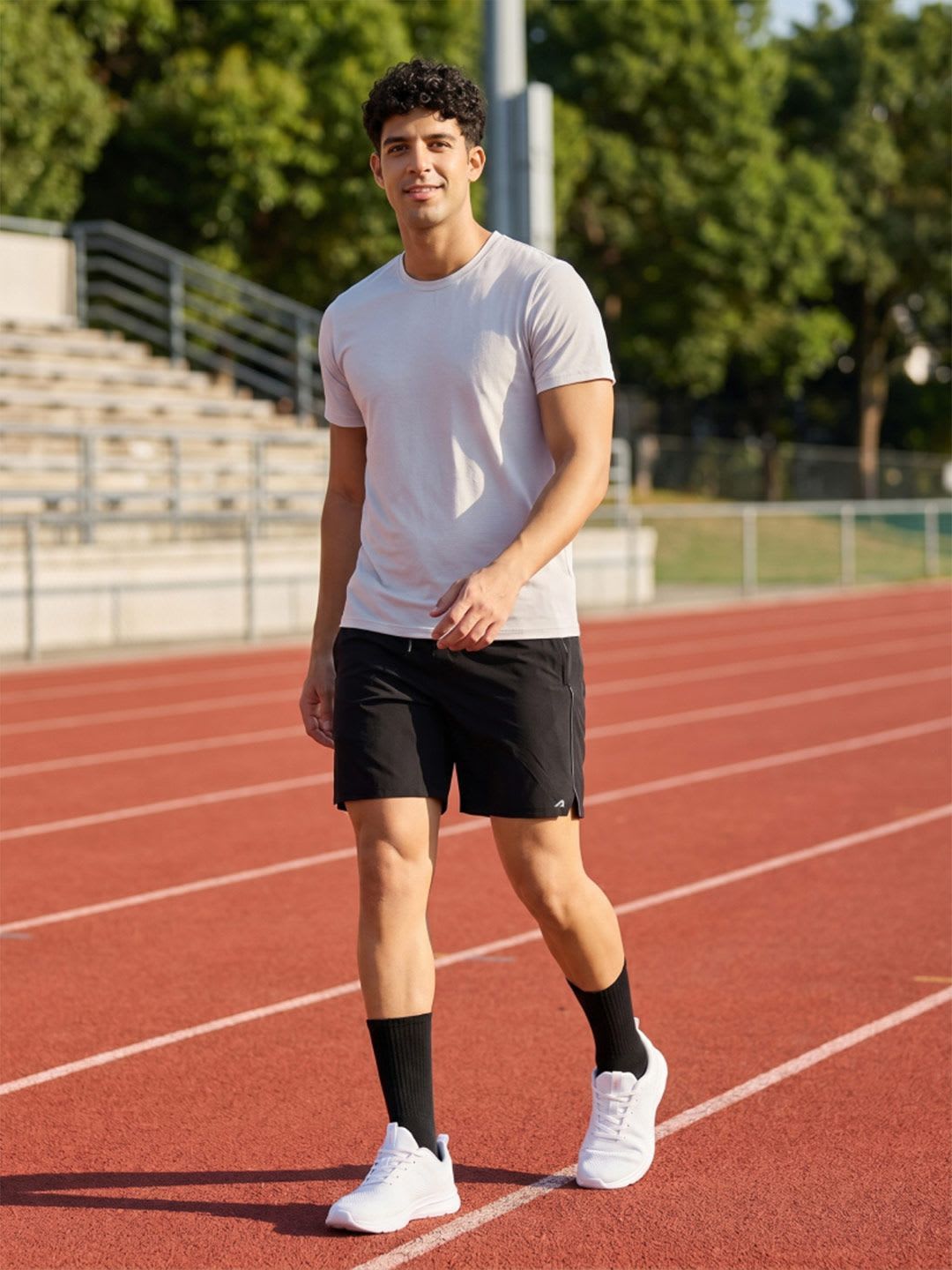 BOLDFIT Men Training or Gym Sports Shorts - right view