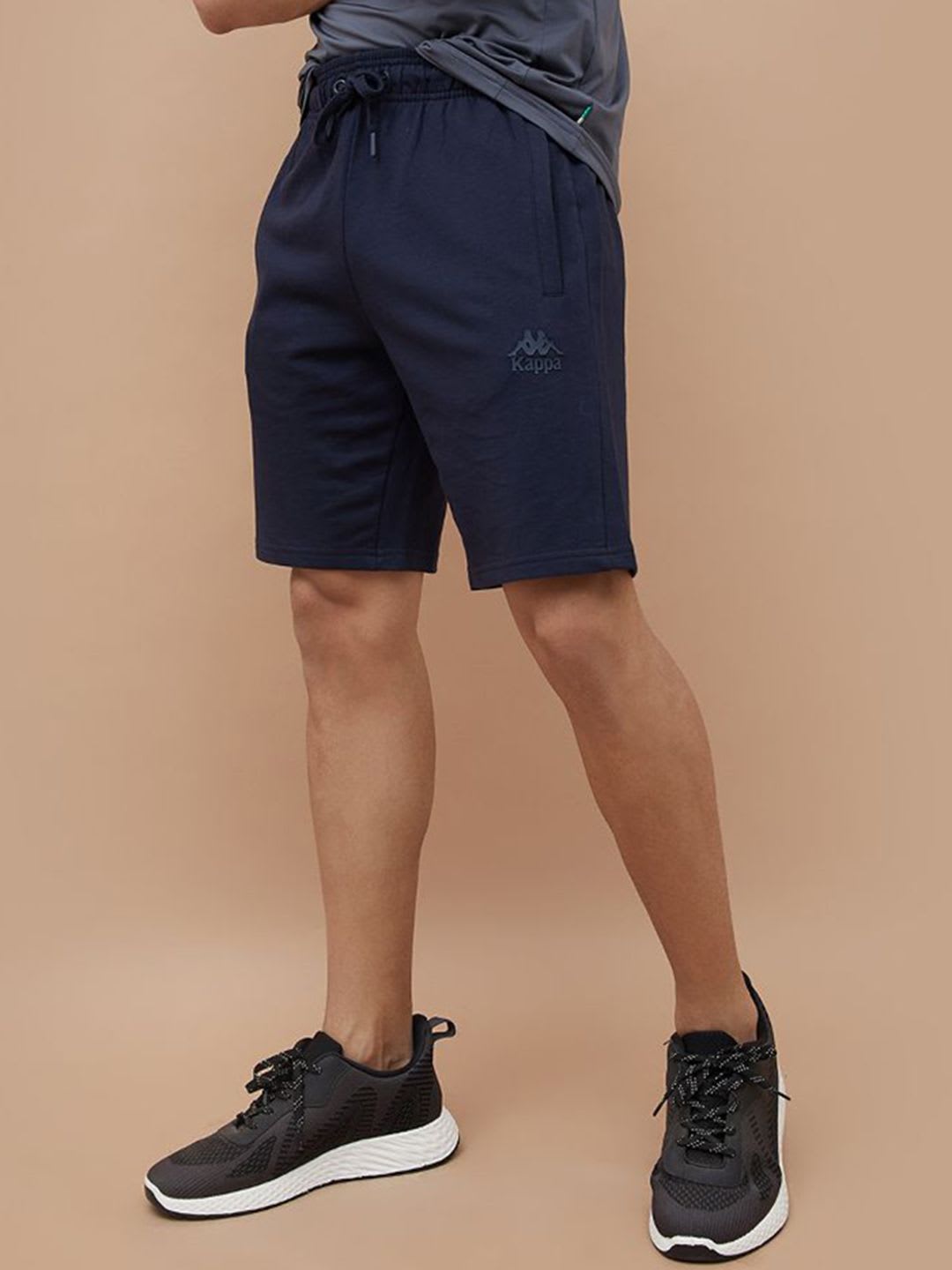 Kappa Men Regular Fit Mid-Rise Cotton Sports Shorts - default view