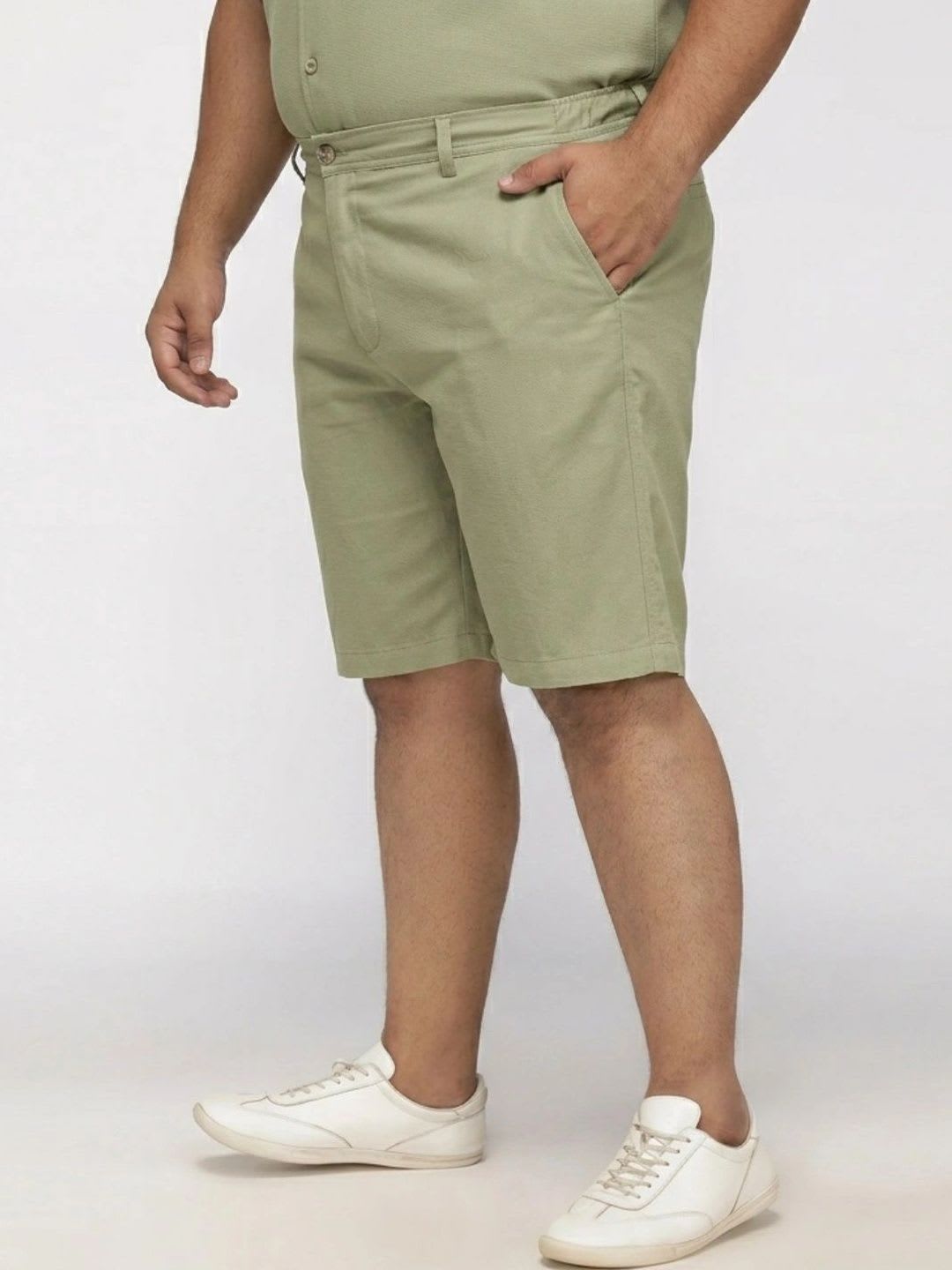 Big Hello - The Plus Life Men Shorts - back view