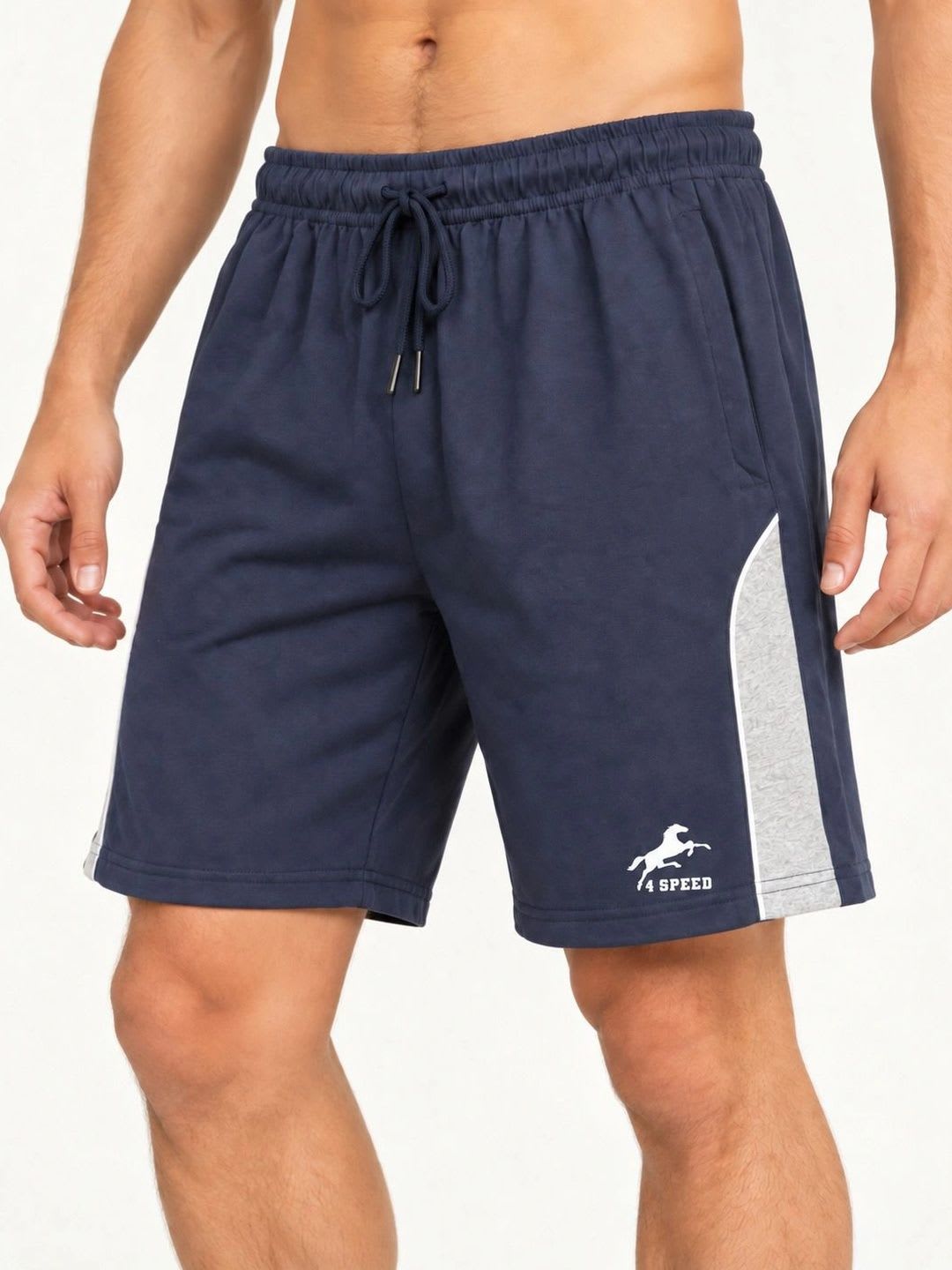 4 SPEED Men Colourblocked Training or Gym with Technology Shorts - right view