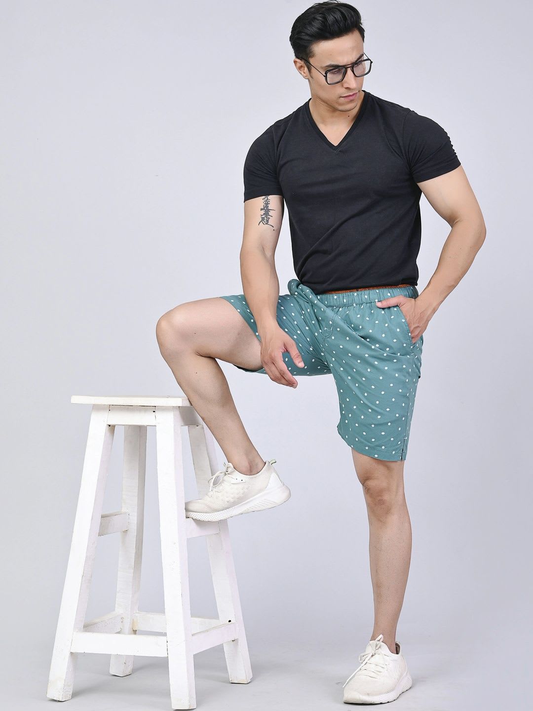 Cargo Sports Men Printed Shorts - left view