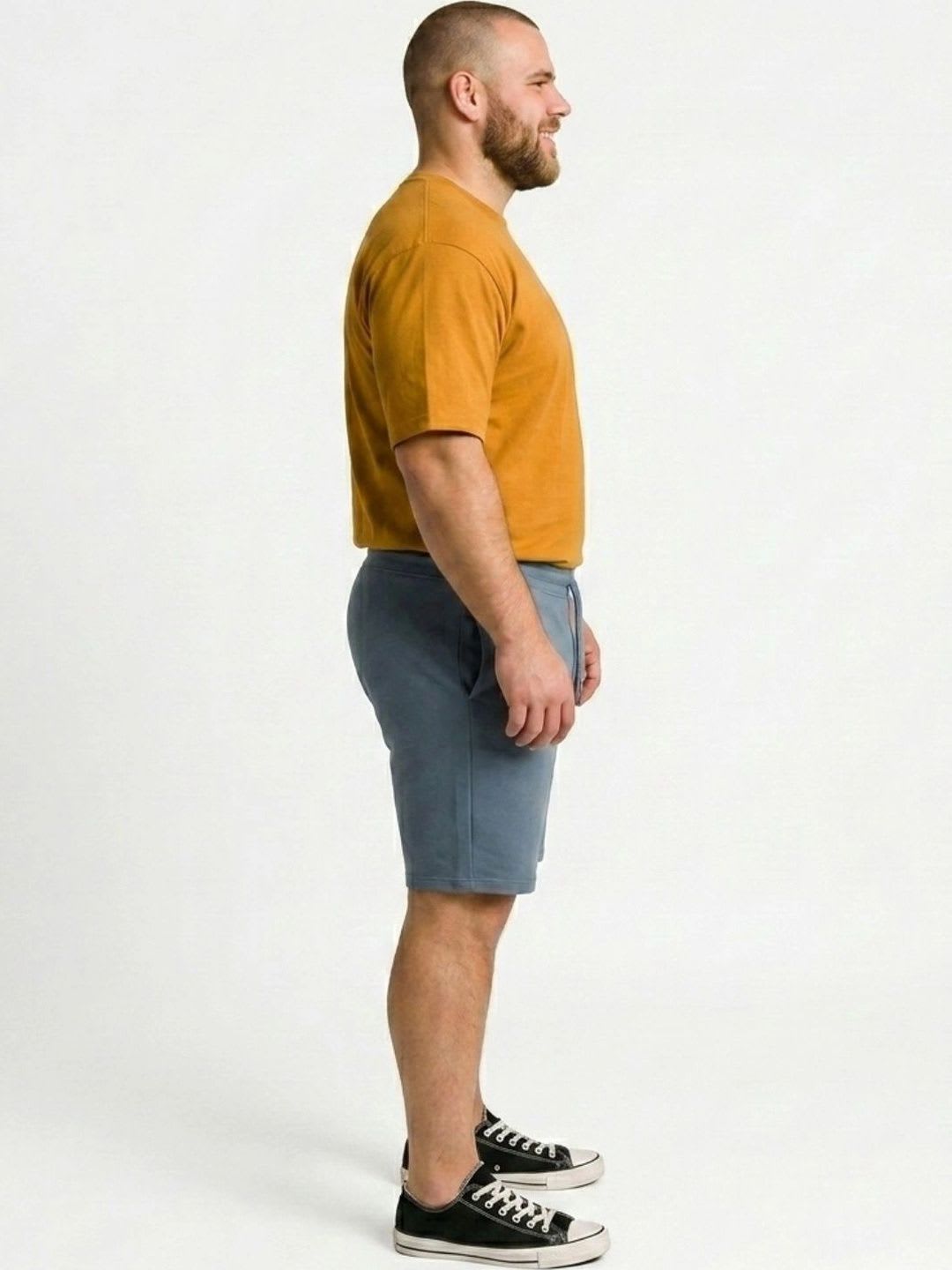 Big Hello - The Plus Life Men Shorts - back view