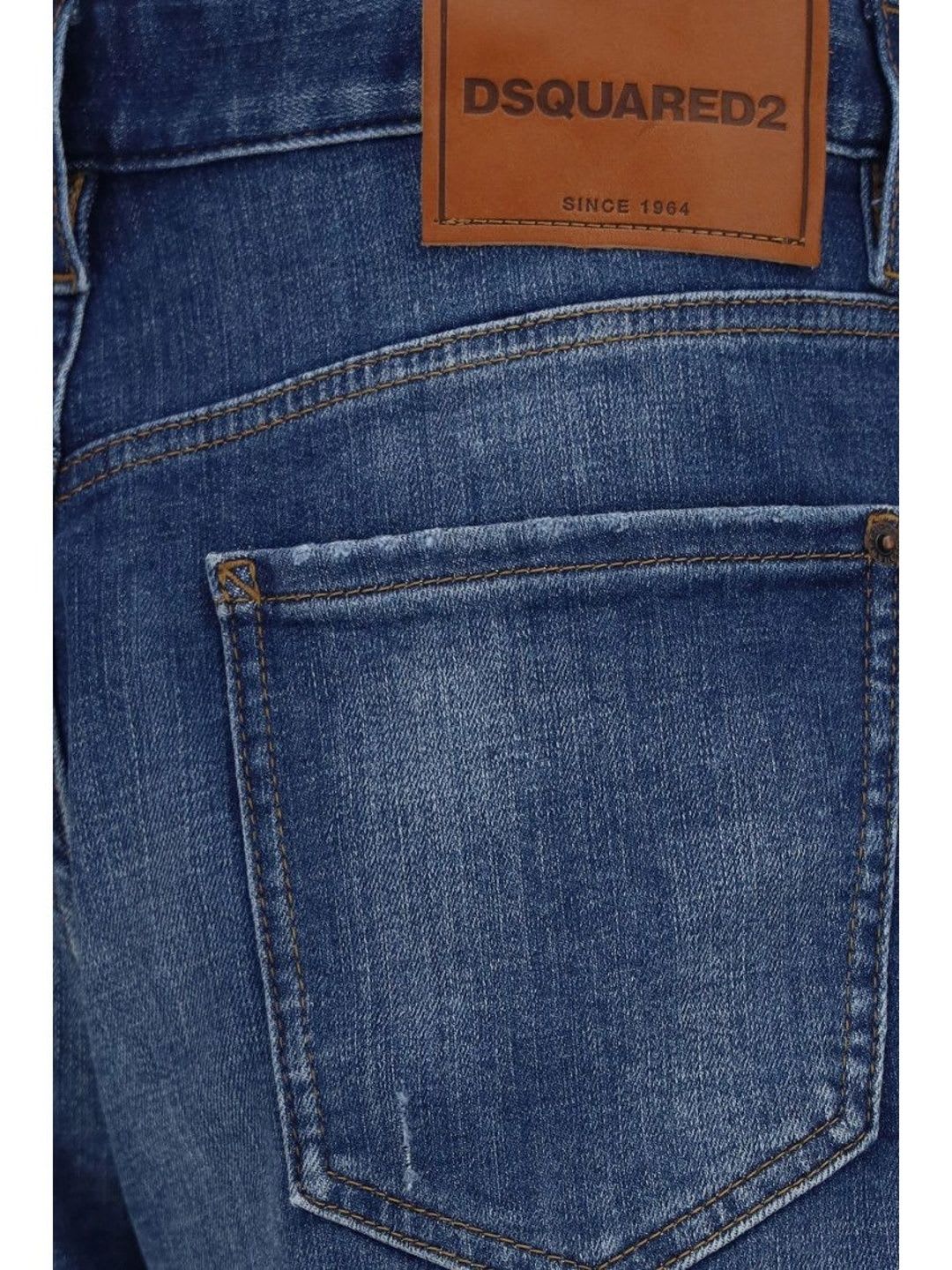 Dsquared2 Men Denim Shorts - back view