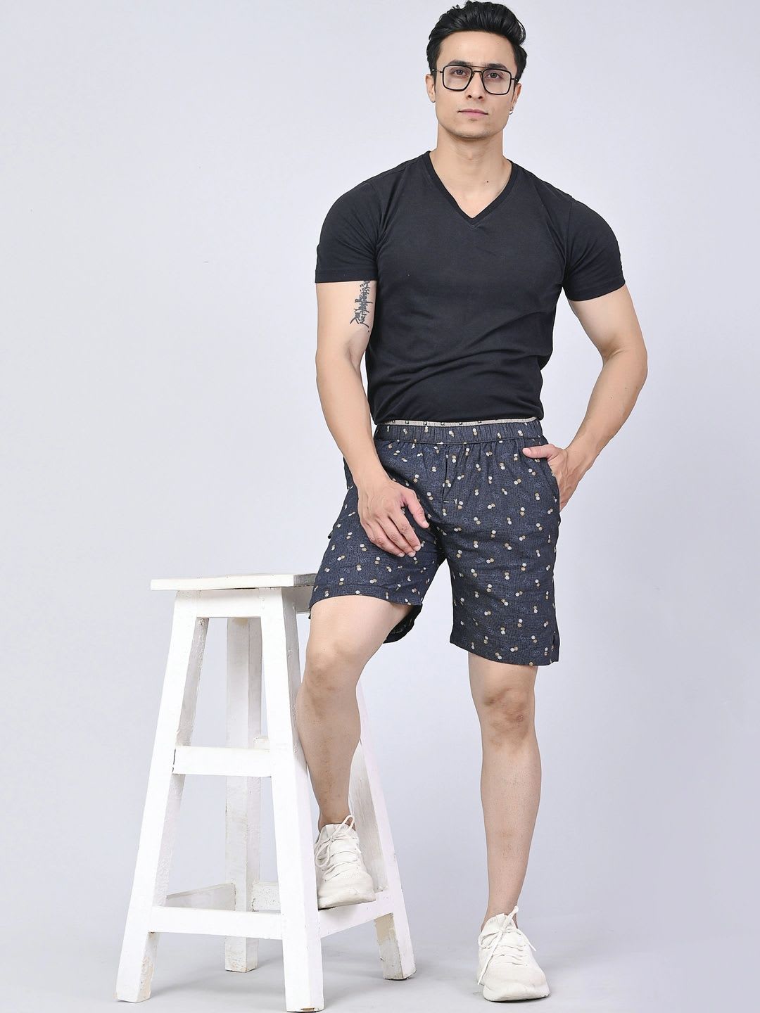 Cargo Sports Men Printed Shorts - left view