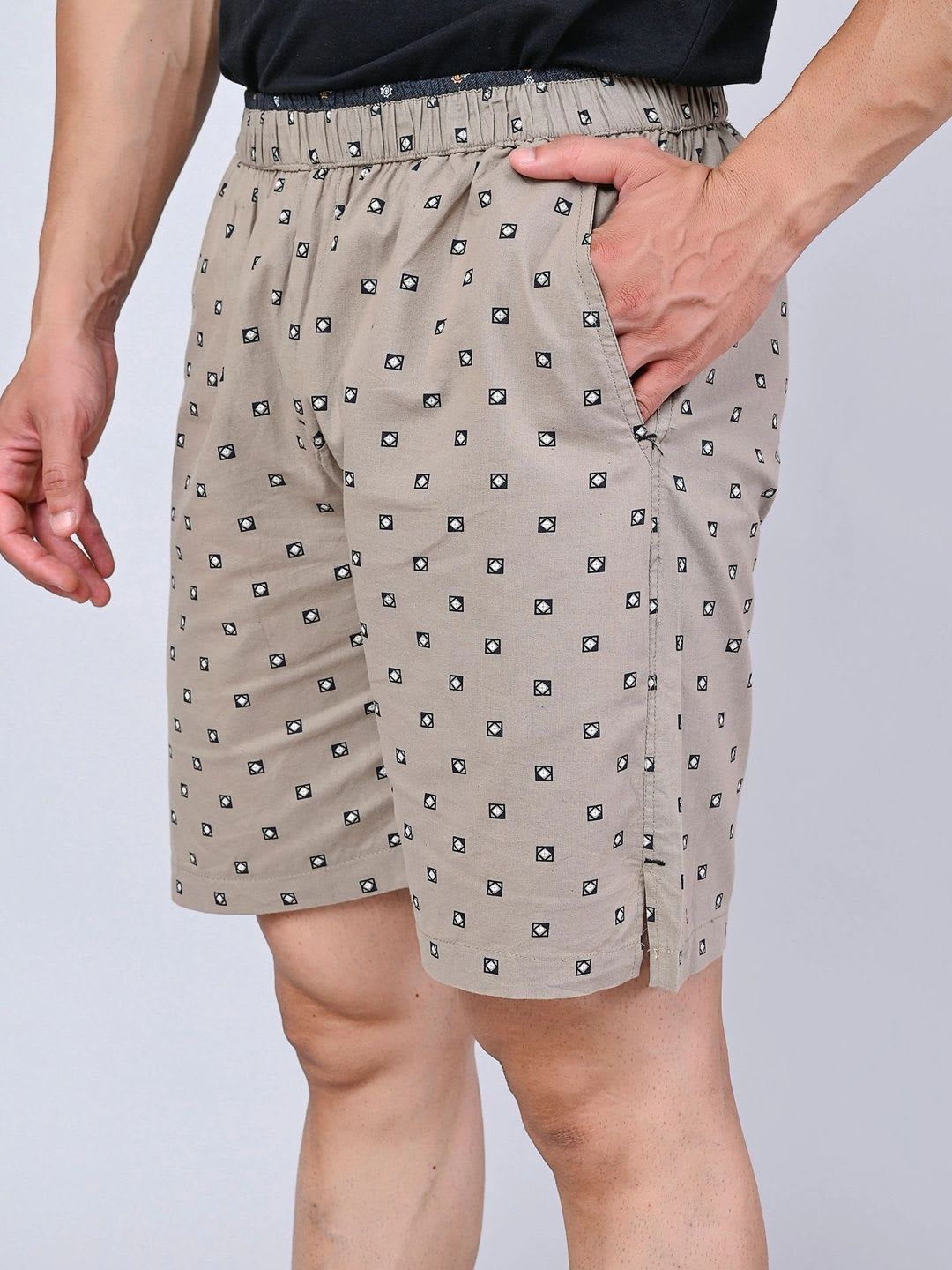 Cargo Sports Men Printed Shorts - back view
