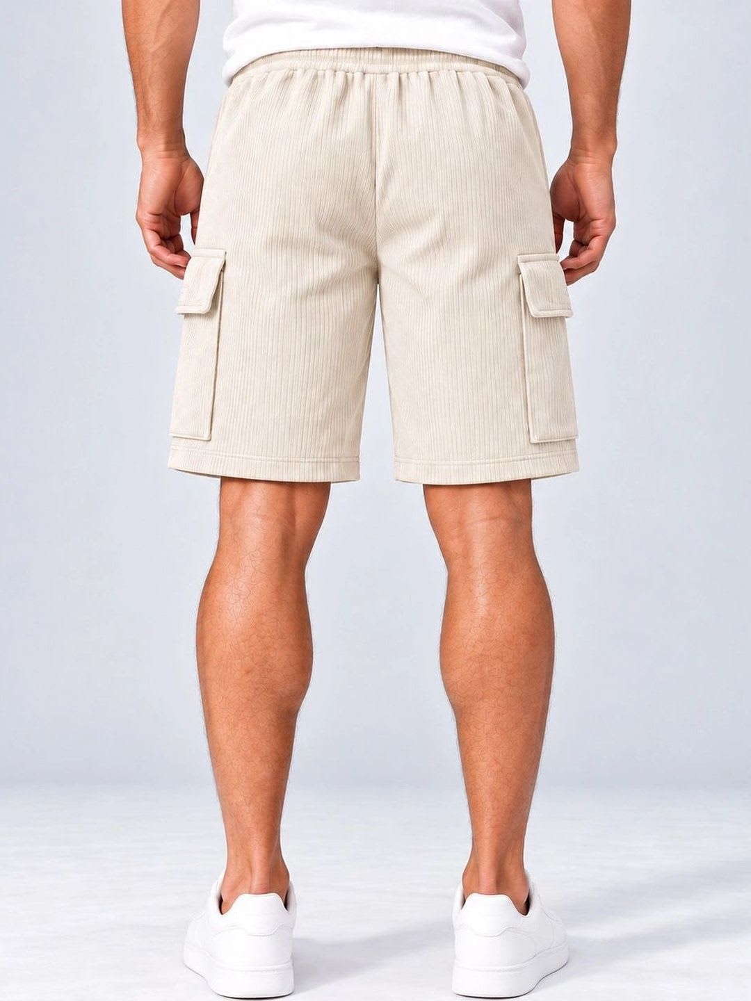 Kook N Keech Men Cargo Shorts - back view