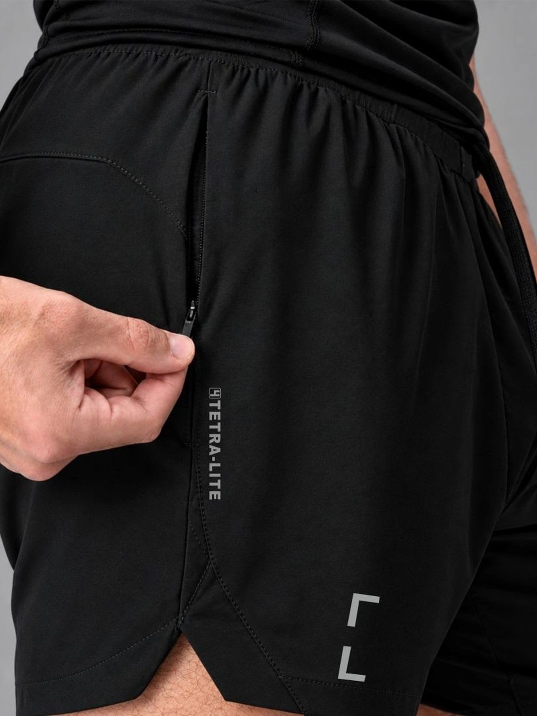 LOTHRIC Men Training or Gym Sports Shorts - left view