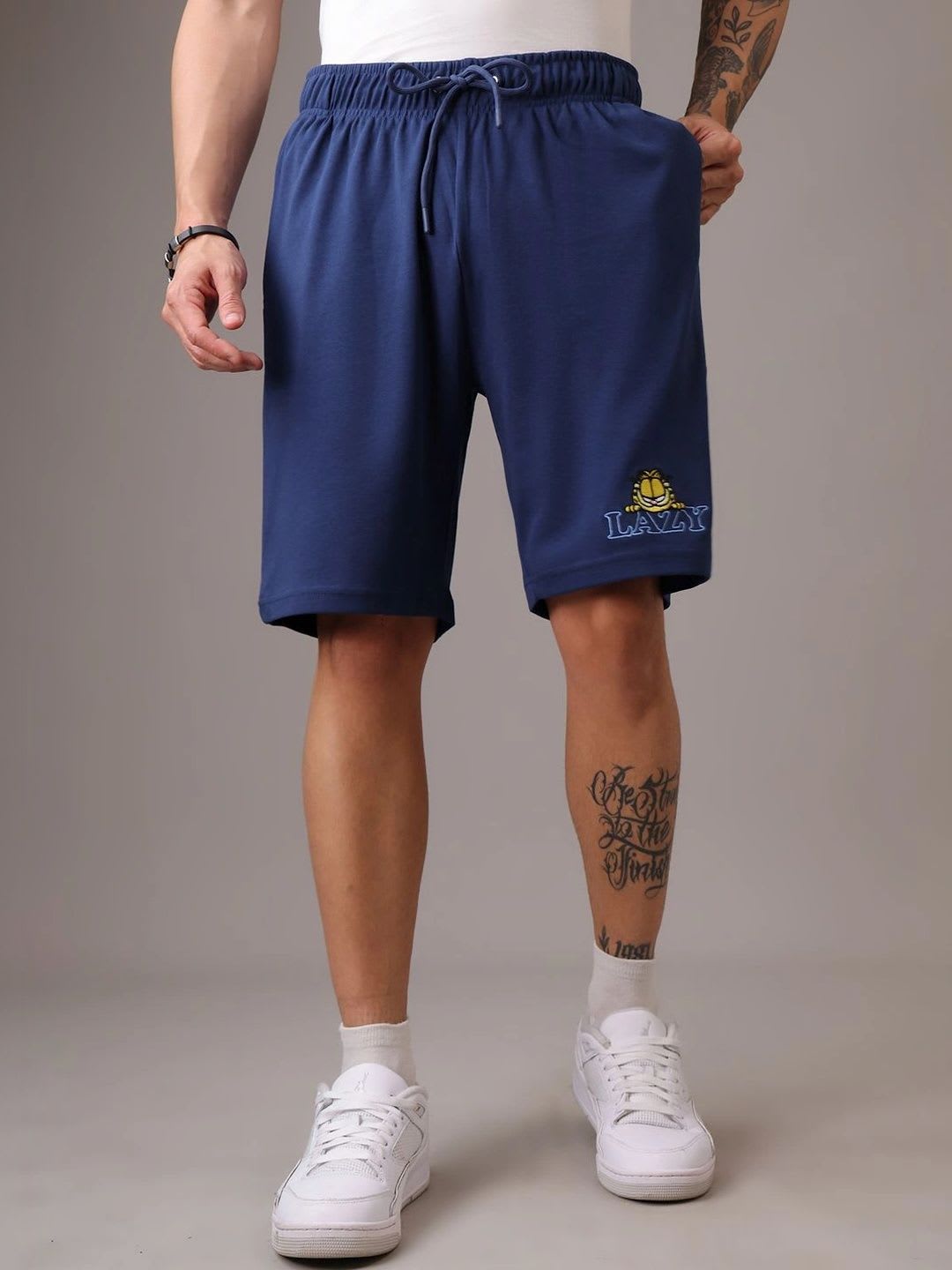 Free Authority Men Garfield Printed Regular Fit Shorts - default view