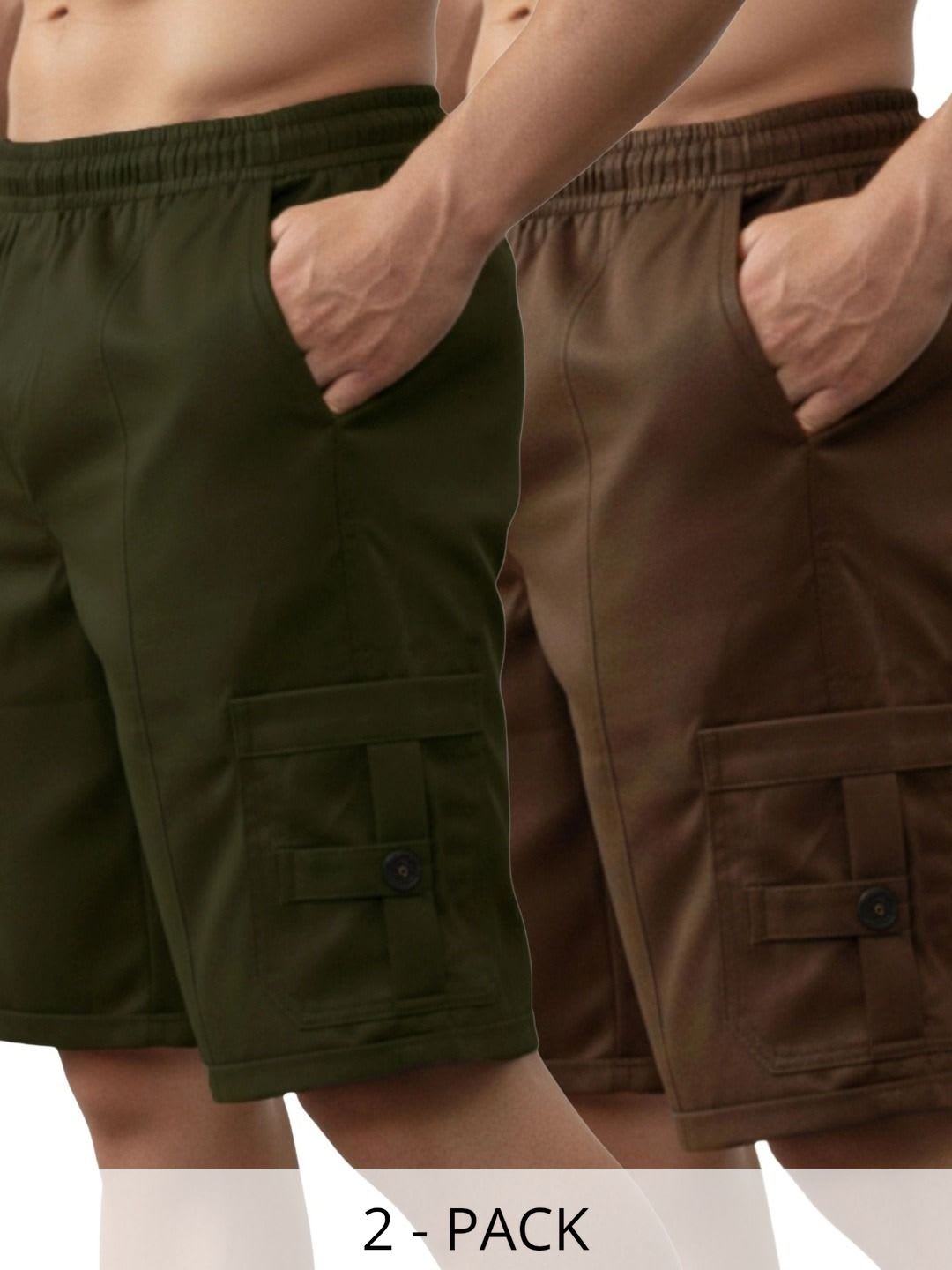 NINQ Men Cargo Shorts - default view
