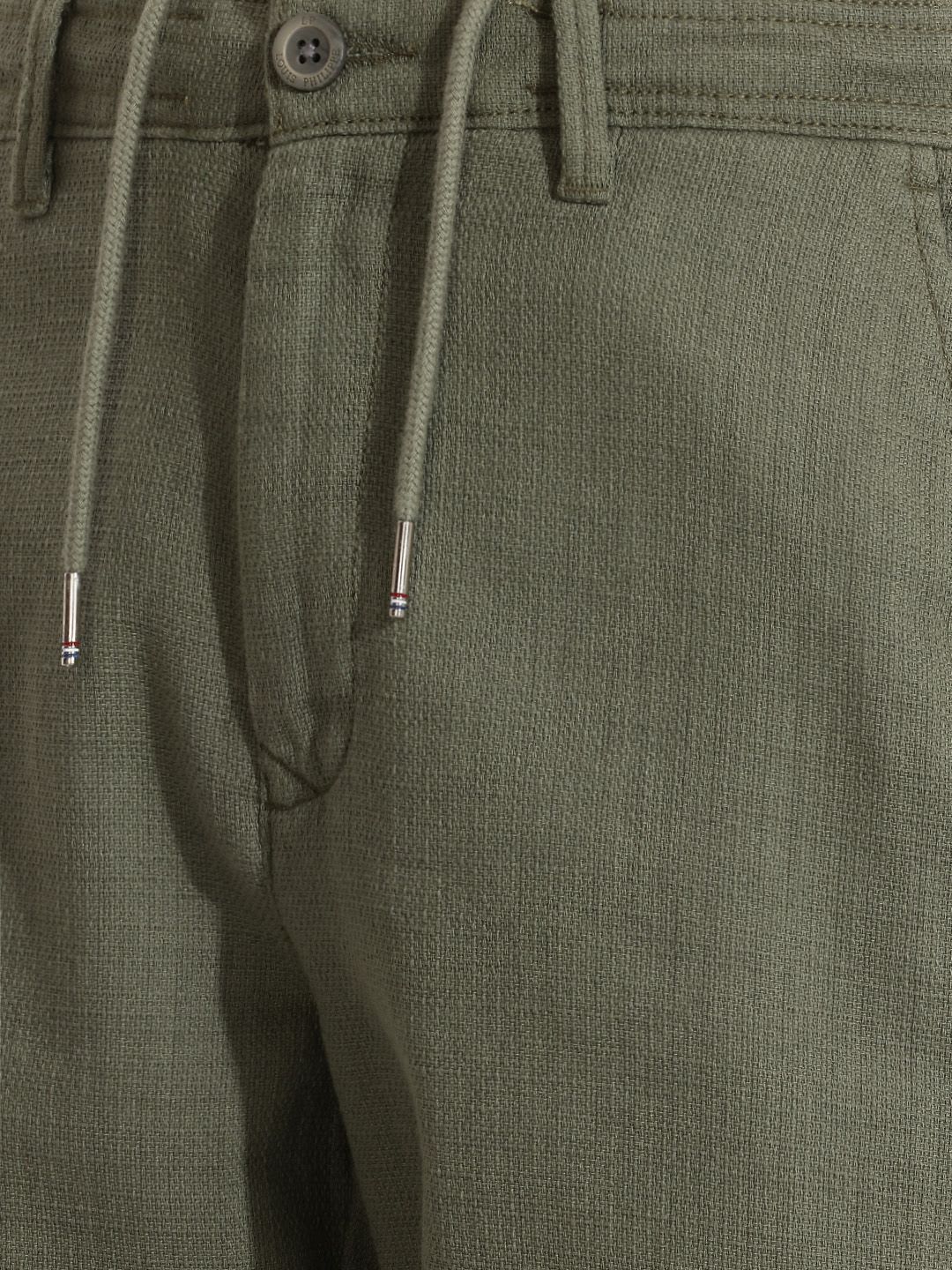 Louis Philippe Jeans Men Straight Fit Pure Cotton Chinos Trousers - right view