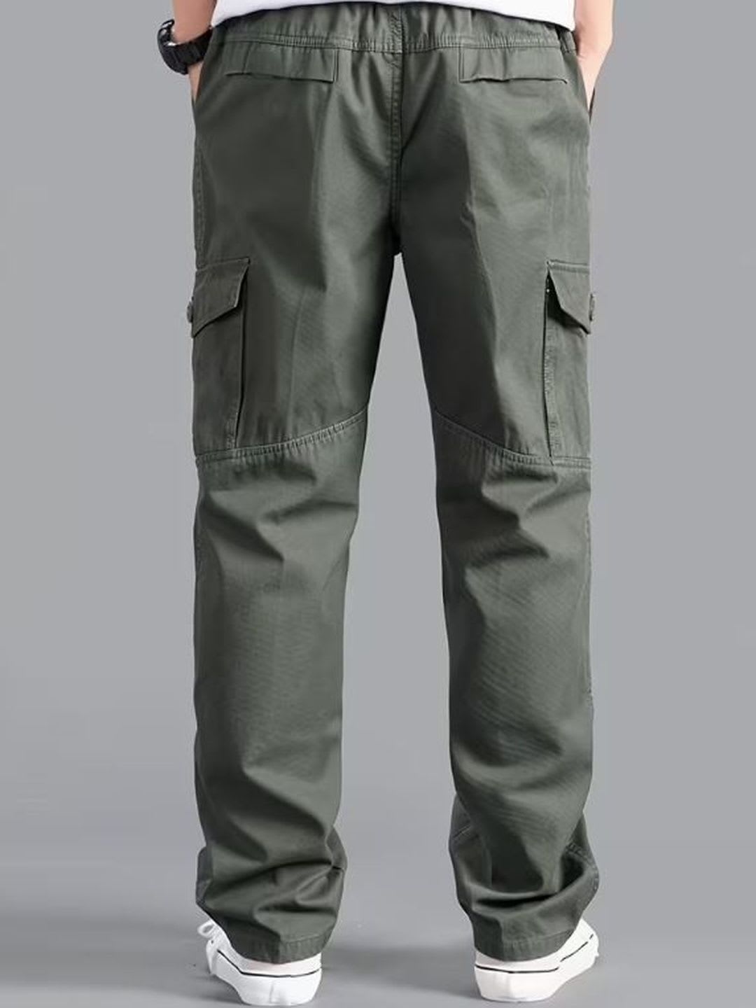 La Pajaro Men Relaxed Easy Wash Cargos Trousers - left view