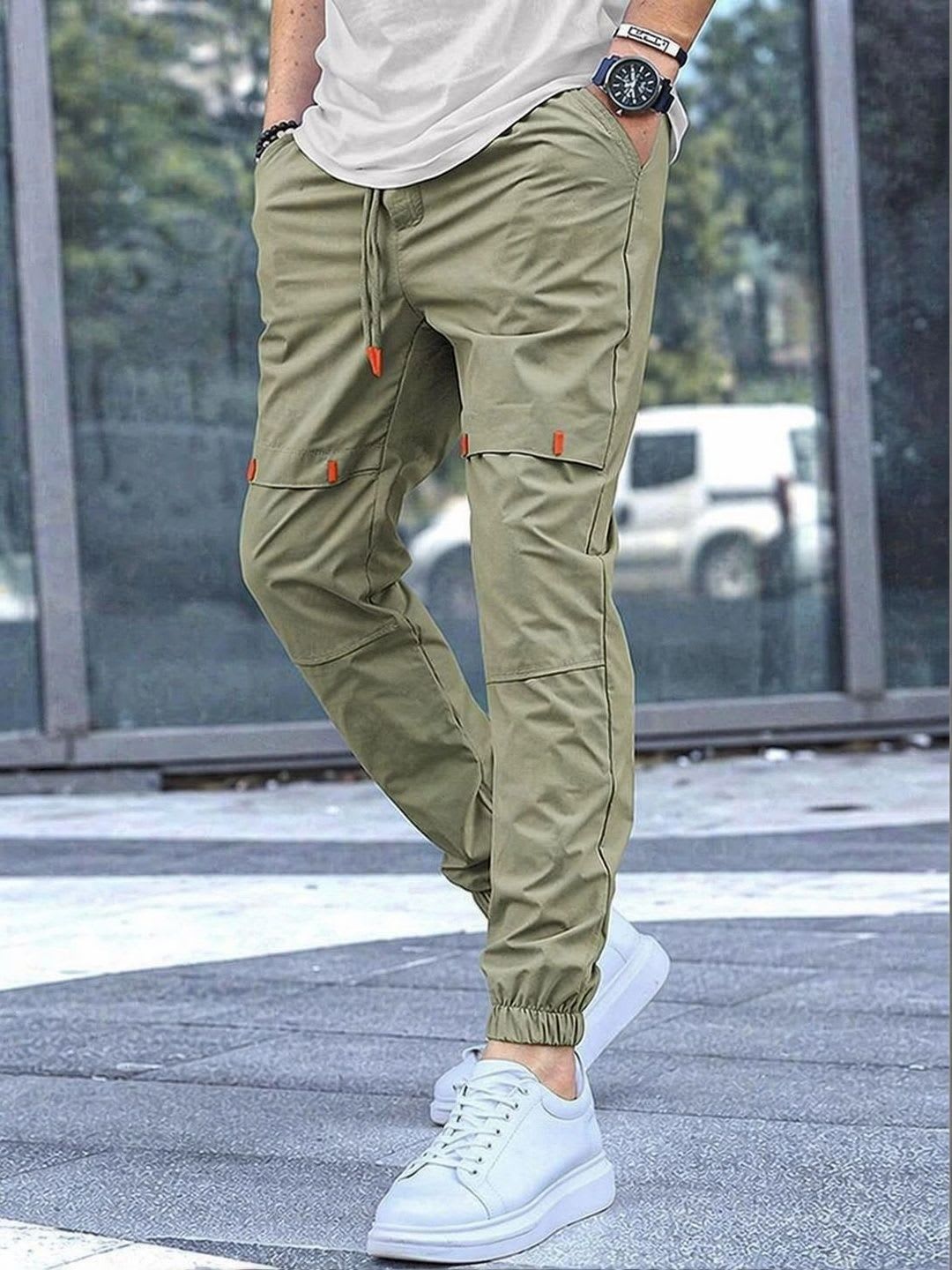 HERE&NOW Men Cargos Trousers - right view