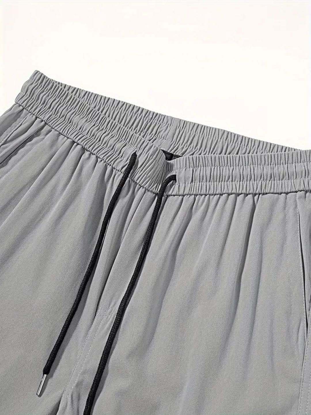 VOGAAN Men Relaxed Loose Fit Cotton Cargos Trousers - right view