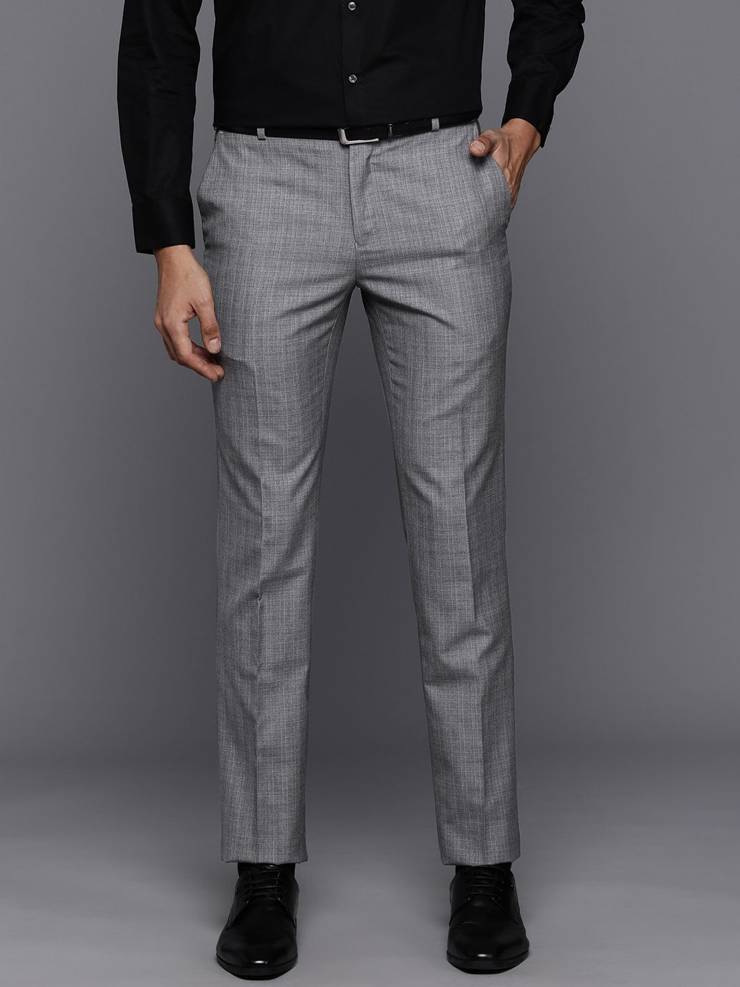 Raymond Men Slim Fit Formal Trousers - default view