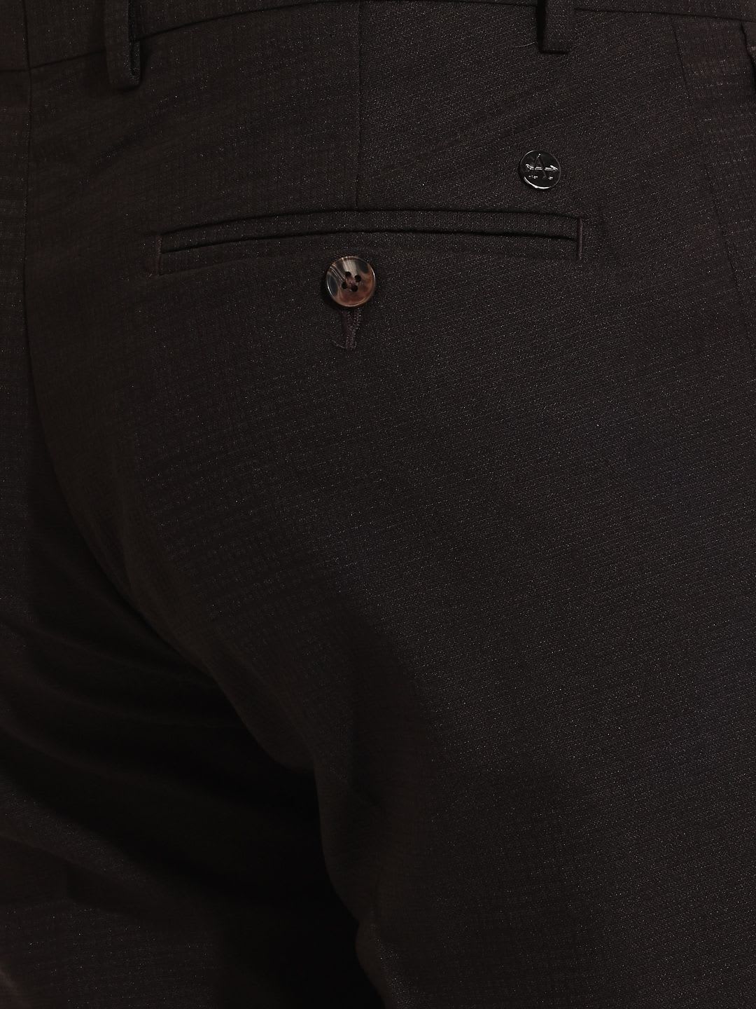 Arrow Mid-Rise Cotton Formal Trousers - left view