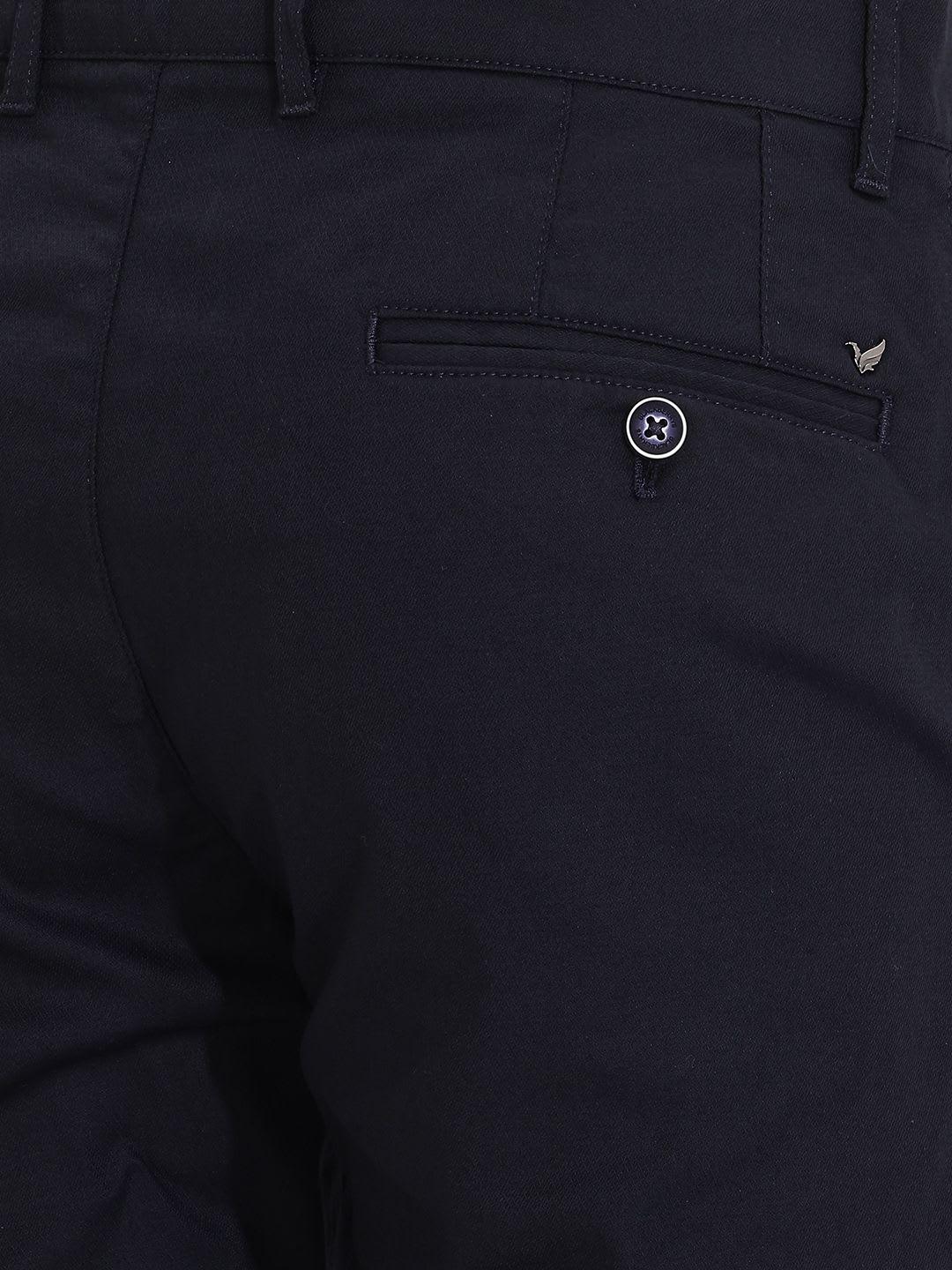 Blackberrys Men Slim Fit Easy Wash Trousers - left view