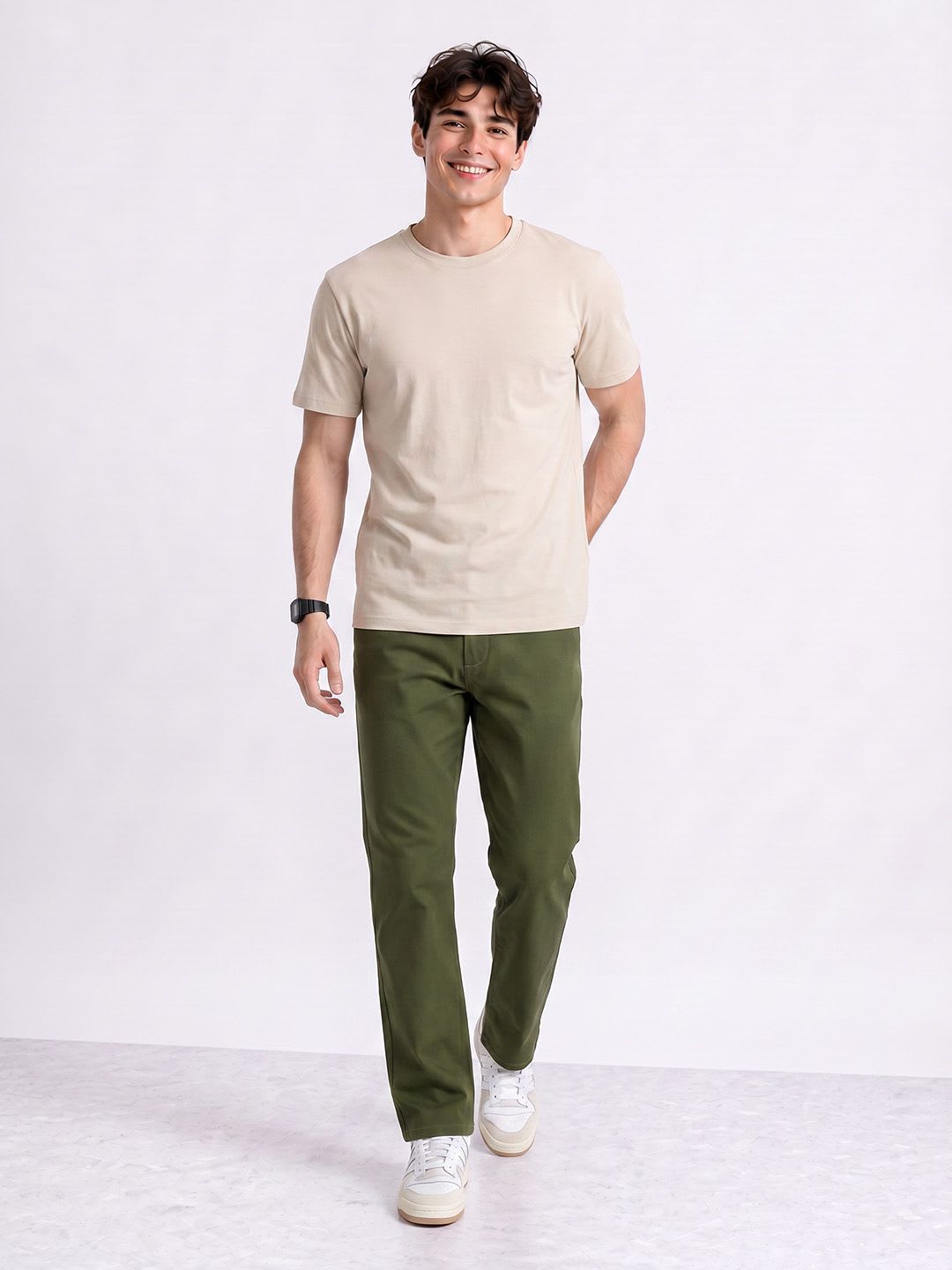 Aeropostale Men Straight Fit Chinos Casual Trouser - right view