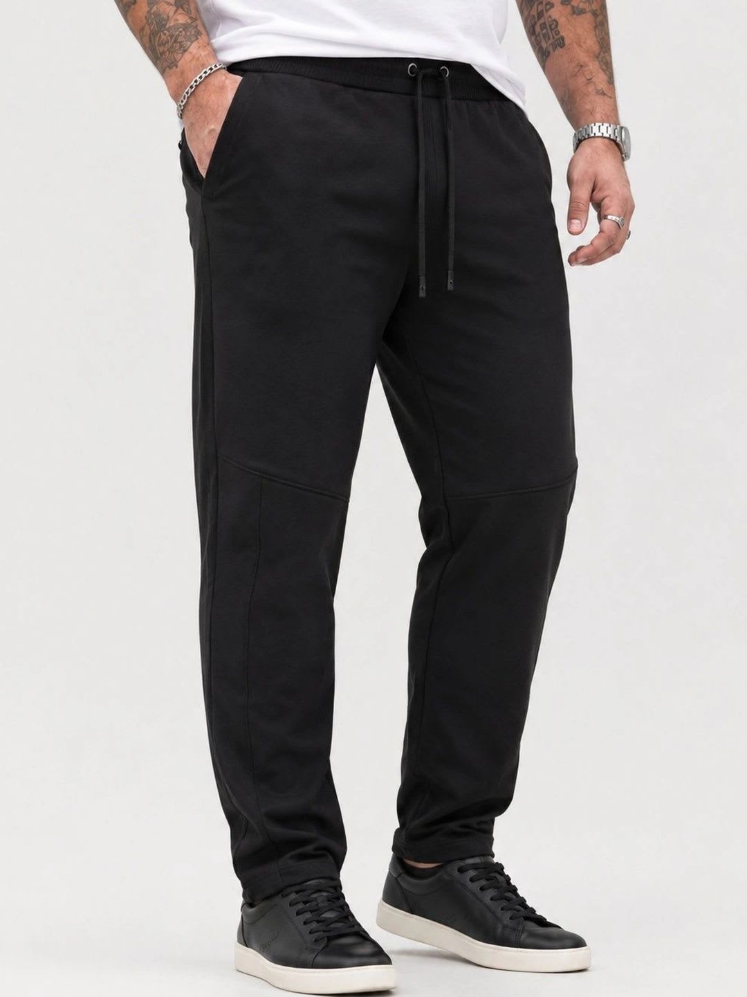 Big Hello - The Plus Life Men Easy Wash No Fly Trousers - default view