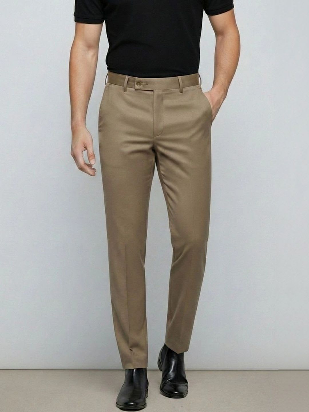 INVICTUS Men Slim Fit Trousers - default view