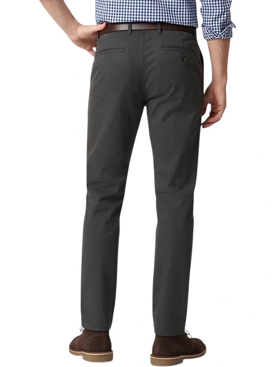 J.Crew Men Straight Fit Chinos Trousers - back view