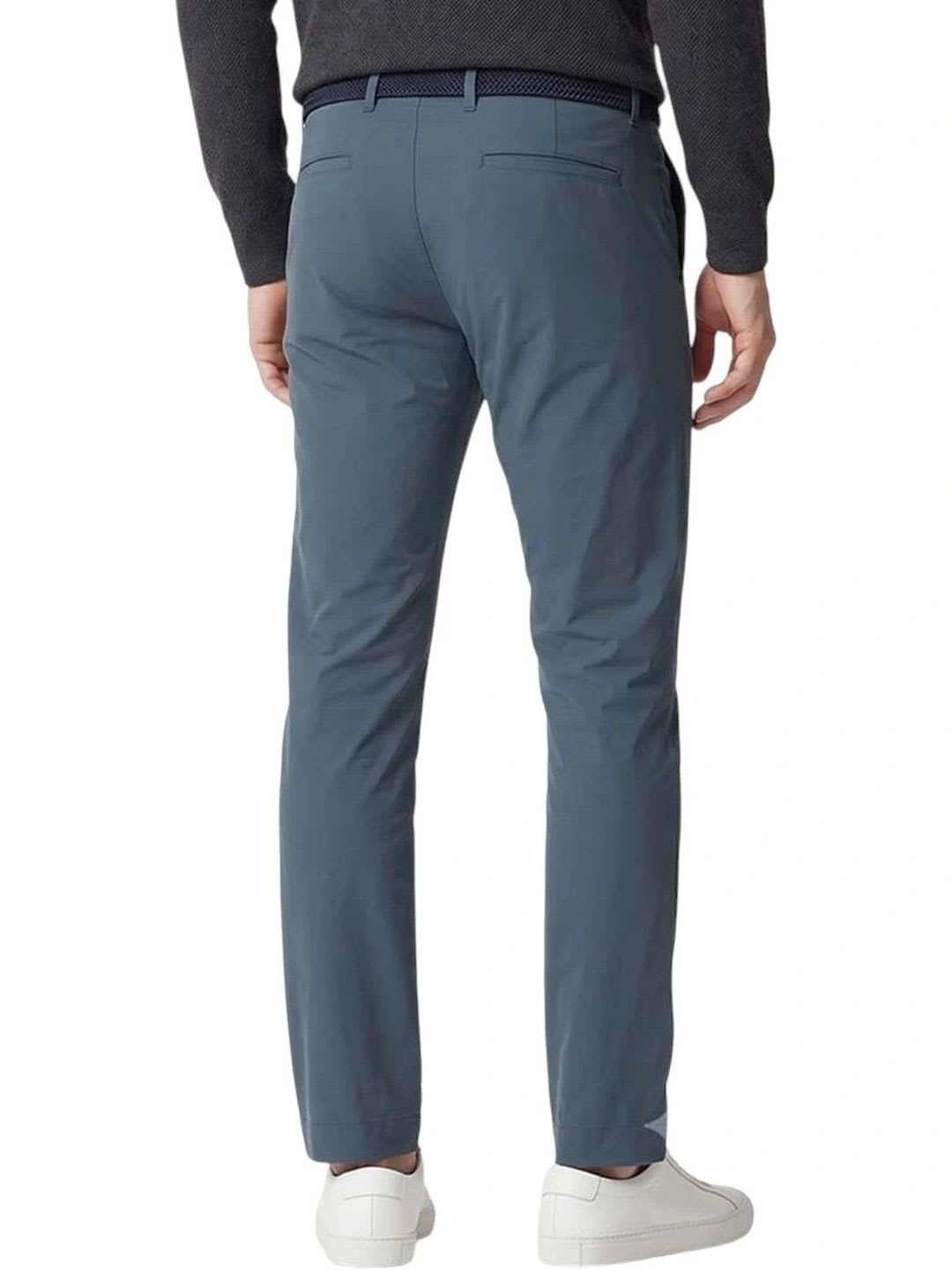 J.Crew Grey Slim Chino Pants - back view