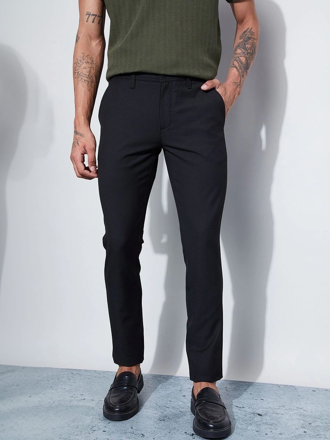 CODE by Lifestyle Men Straight Fit Trousers - default view