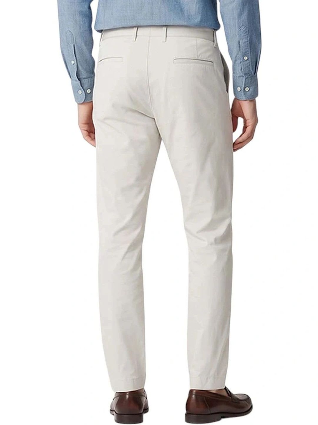 J.Crew Men Straight Fit Trousers - back view