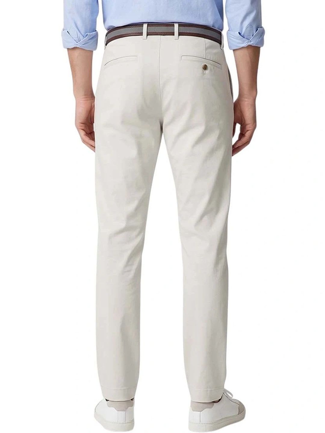 J.Crew Off White Slim Chino Pants - back view