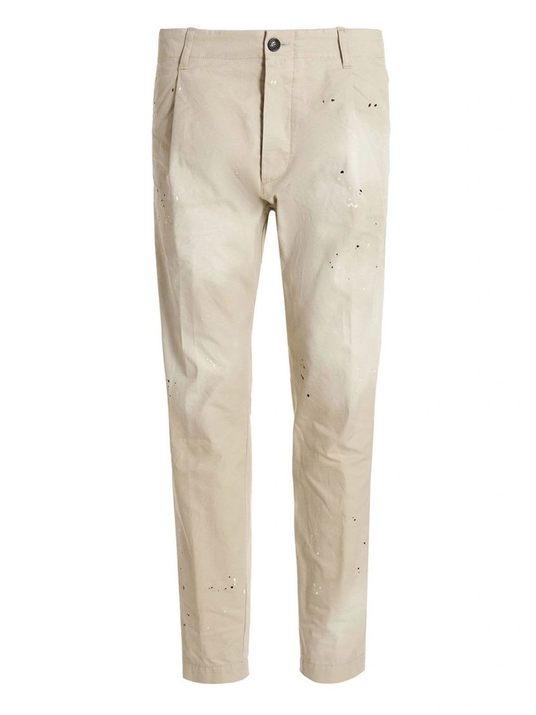 Dsquared2 Beige Tapered Chino Pants - default view
