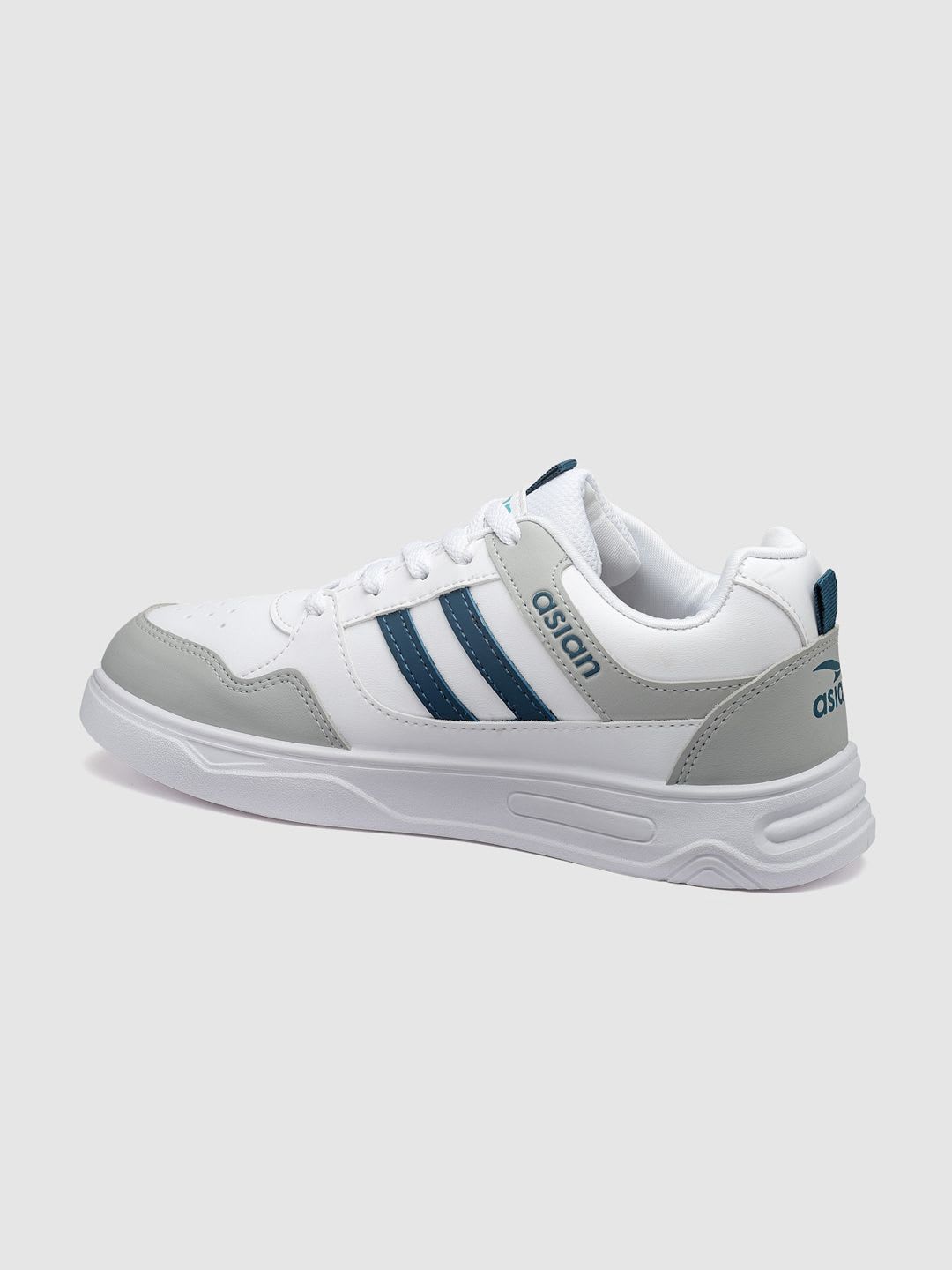 ASIAN Men Colourblocked Memory Foam Insole Sneakers - back view