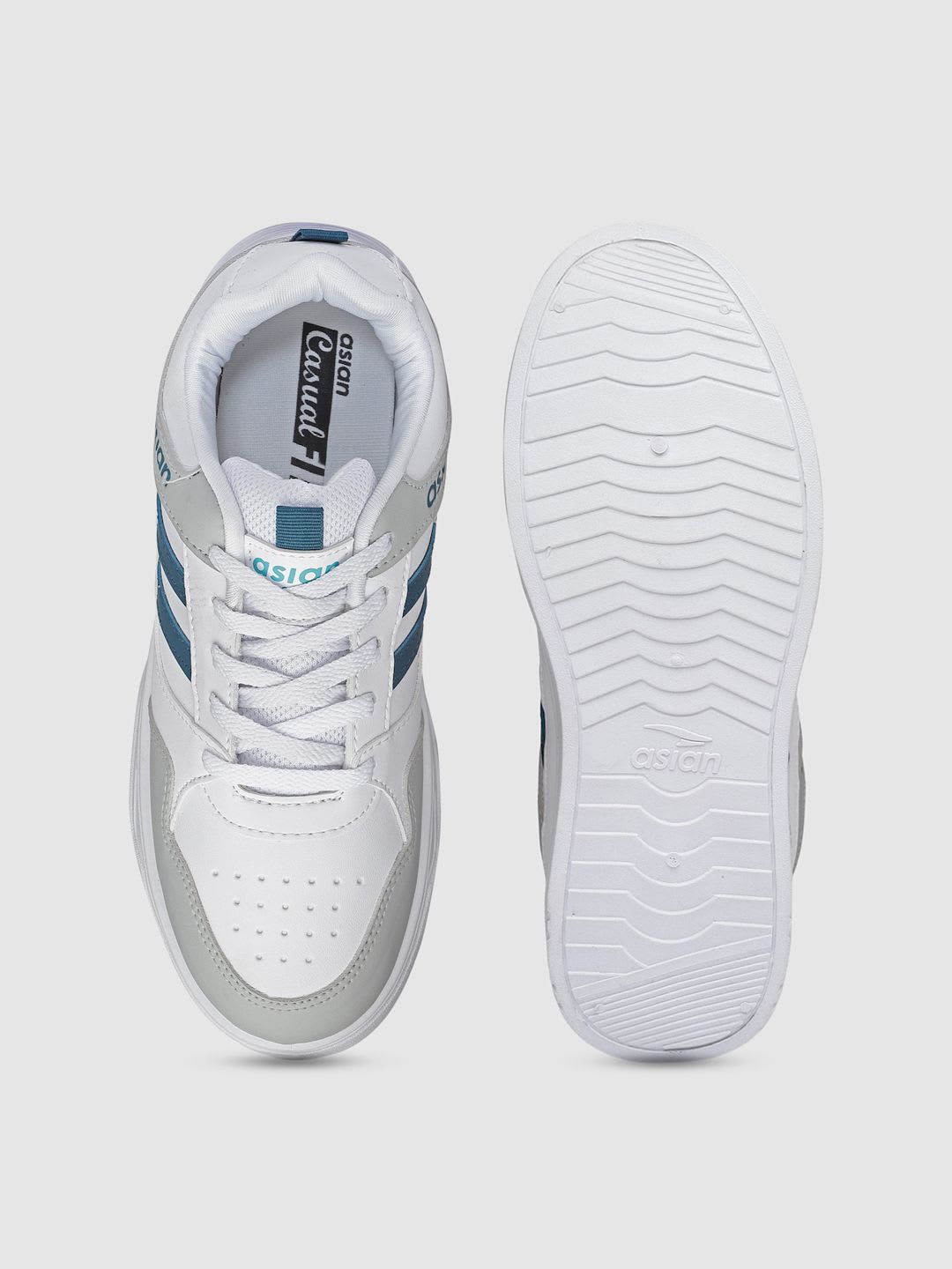 ASIAN Men Colourblocked Memory Foam Insole Sneakers - left view