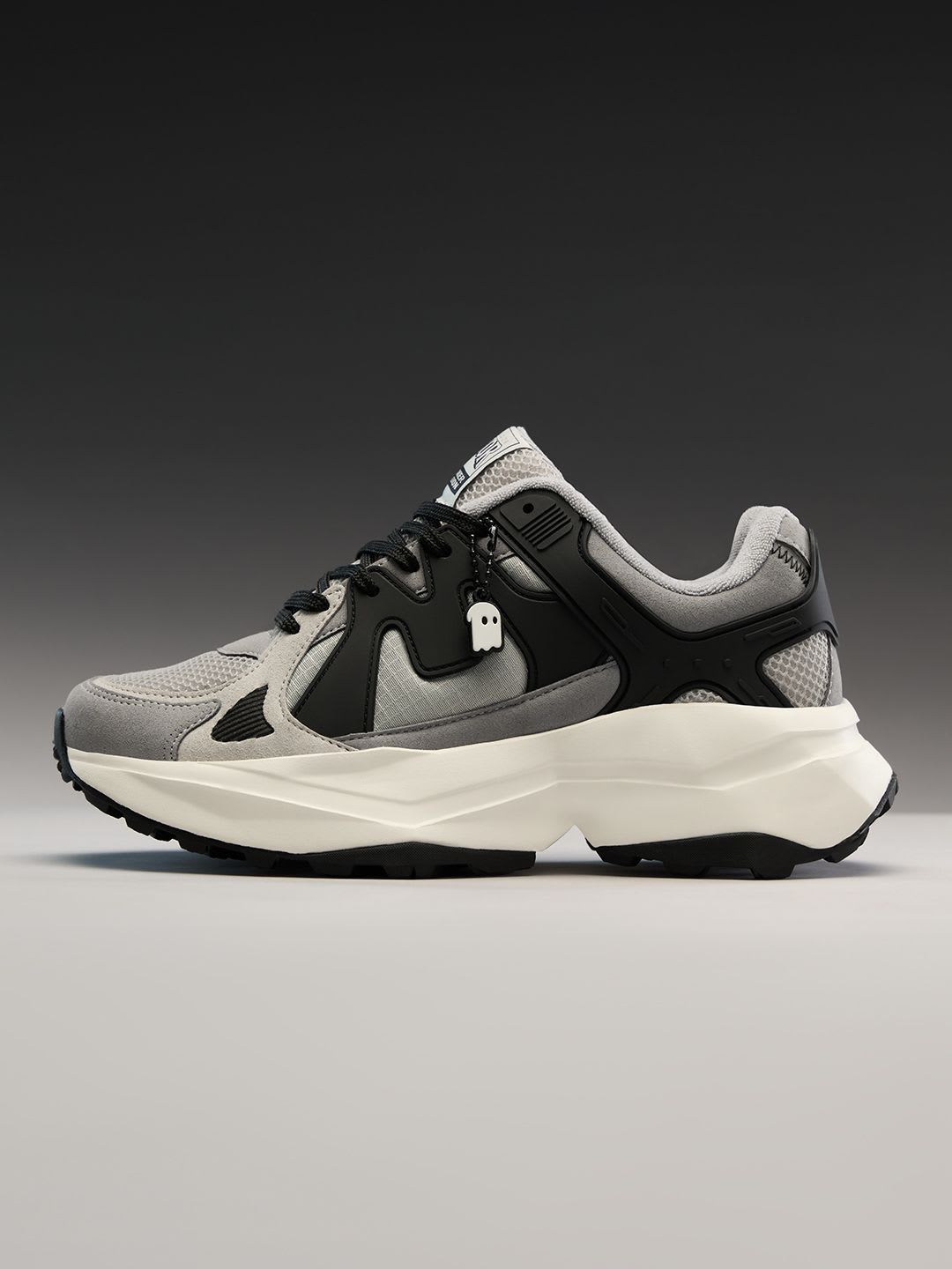 The Souled Store Men Raptors V2 Colourblocked Multi Low Top Sneakers - back view