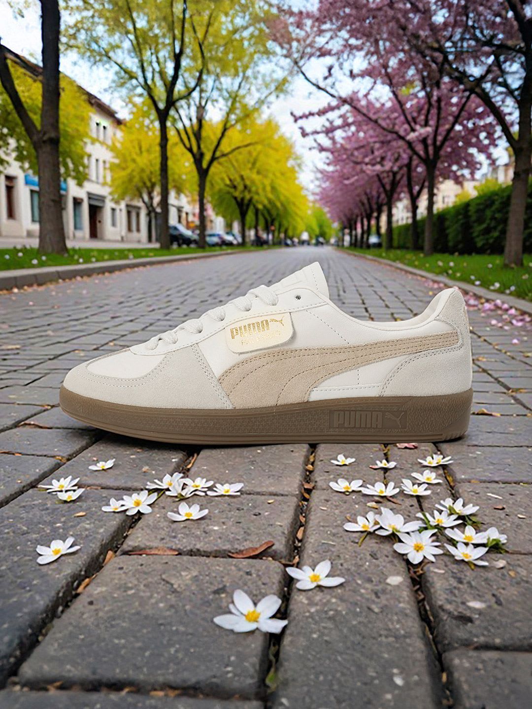 Puma Adults-Unisex Textured Palermo Lth Sneakers - default view