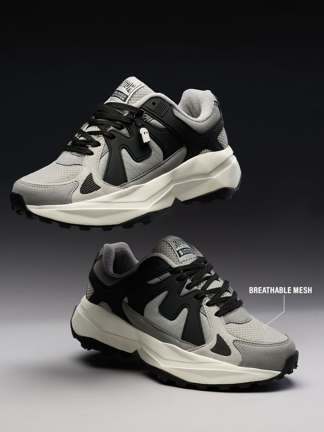 The Souled Store Men Raptors V2 Colourblocked Multi Low Top Sneakers - left view