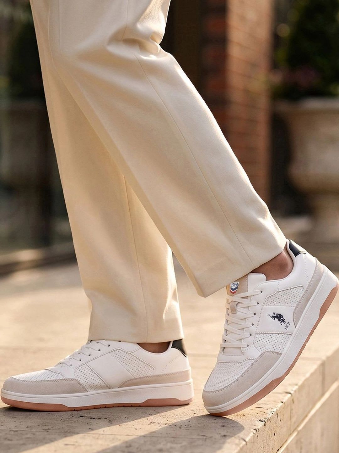U.S. Polo Assn. Men SIMON 2.0 White All Day Sneakers - default view