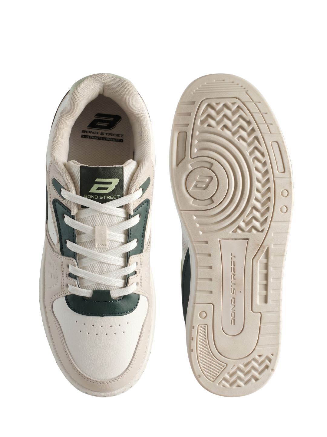 Bond Street By Red Tape Men Colourblocked Round Toe Sneakers - left view