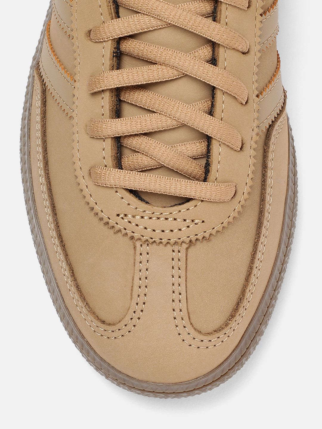 ADIDAS Originals Men Leather Textured Handball Spezial Sneakers - left view