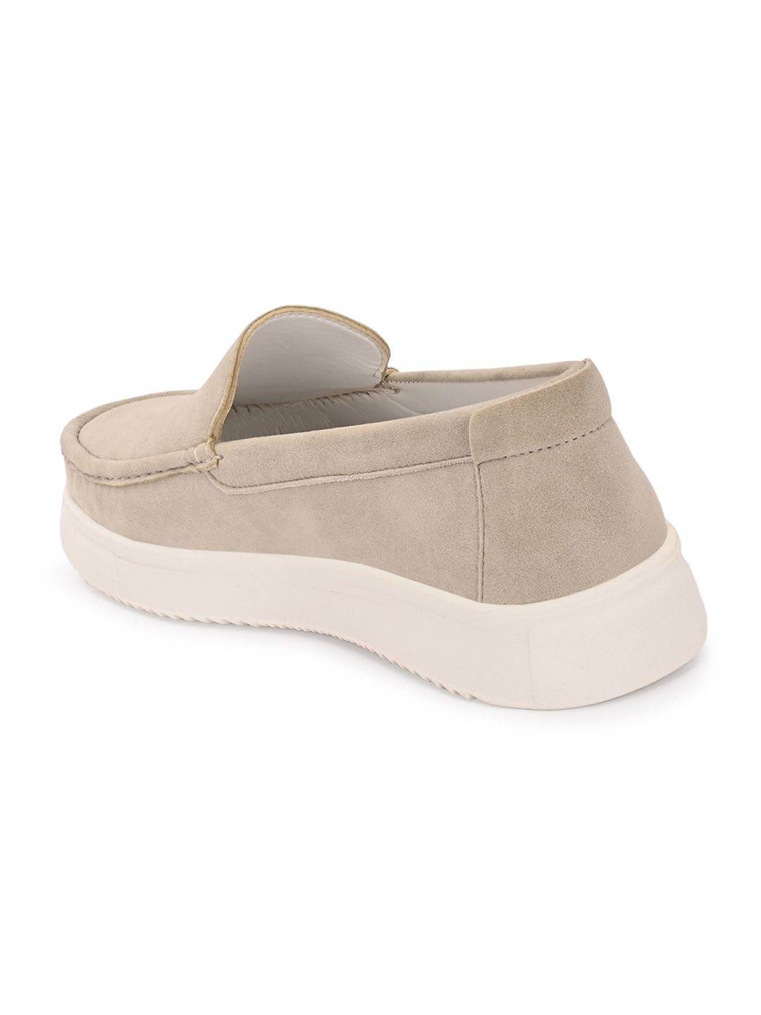 Mast & Harbour Men Suede Loafers - back view
