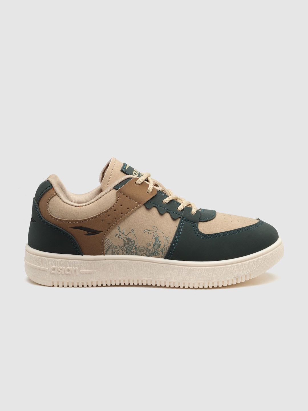 ASIAN Men Colourblocked Round Toe Sneakers - right view