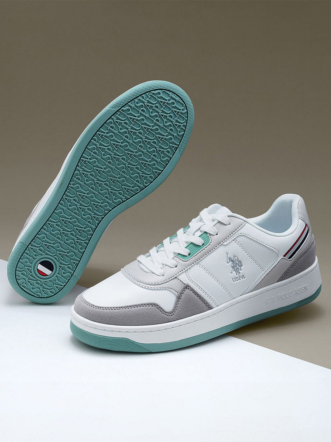 U.S. Polo Assn. Men PU Sneakers - default view
