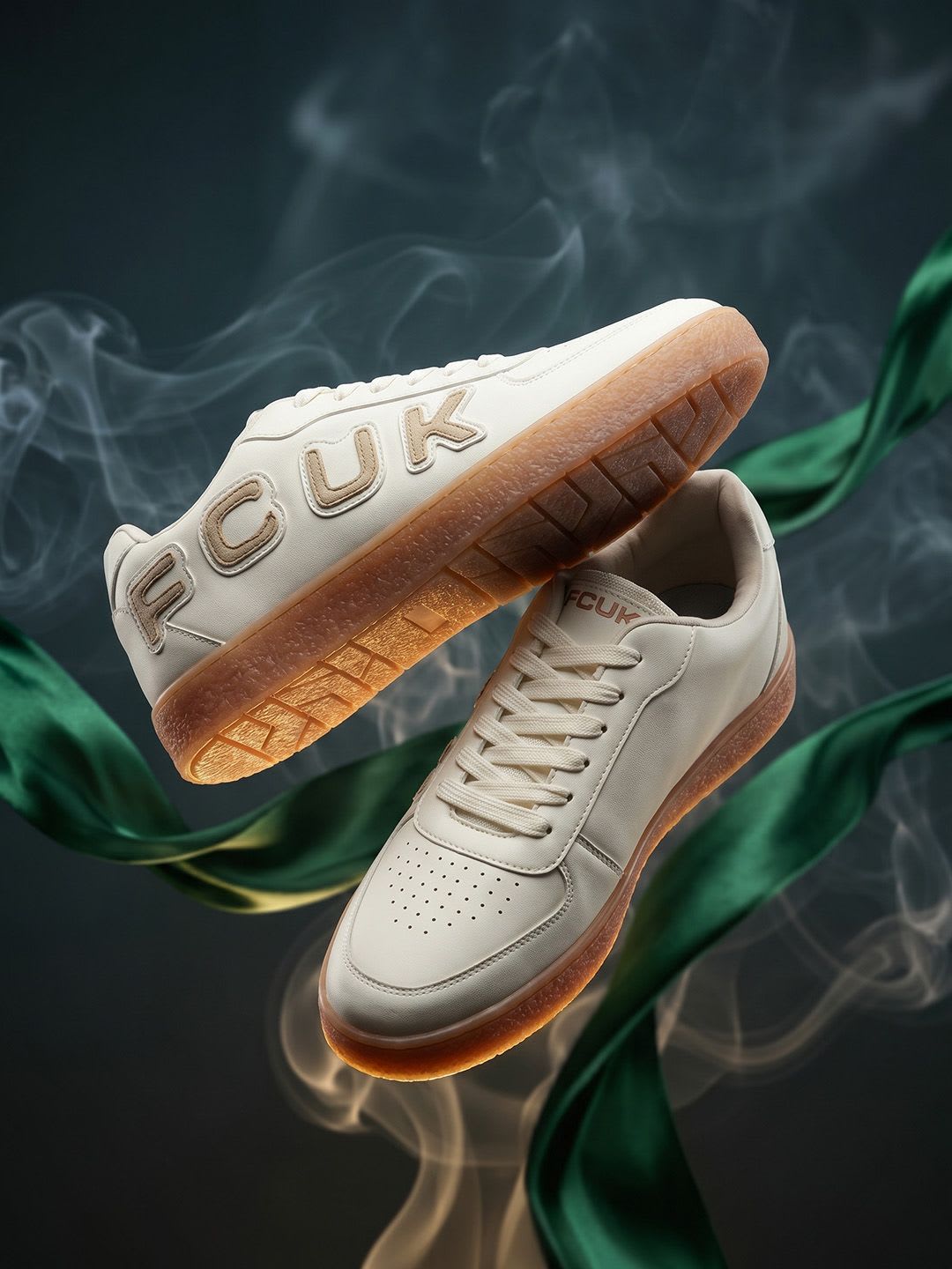 FCUK Men Perforated Everyday Sneakers - default view