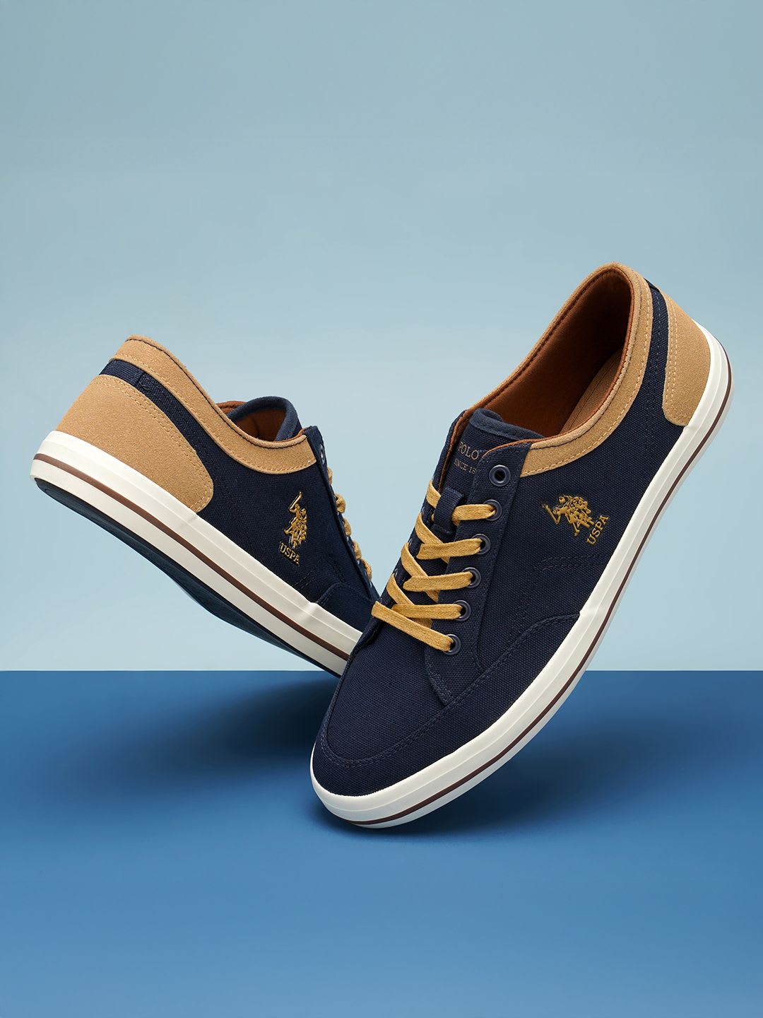 U.S. Polo Assn. Men MONTON 9.0 Colourblocked Sneakers - default view