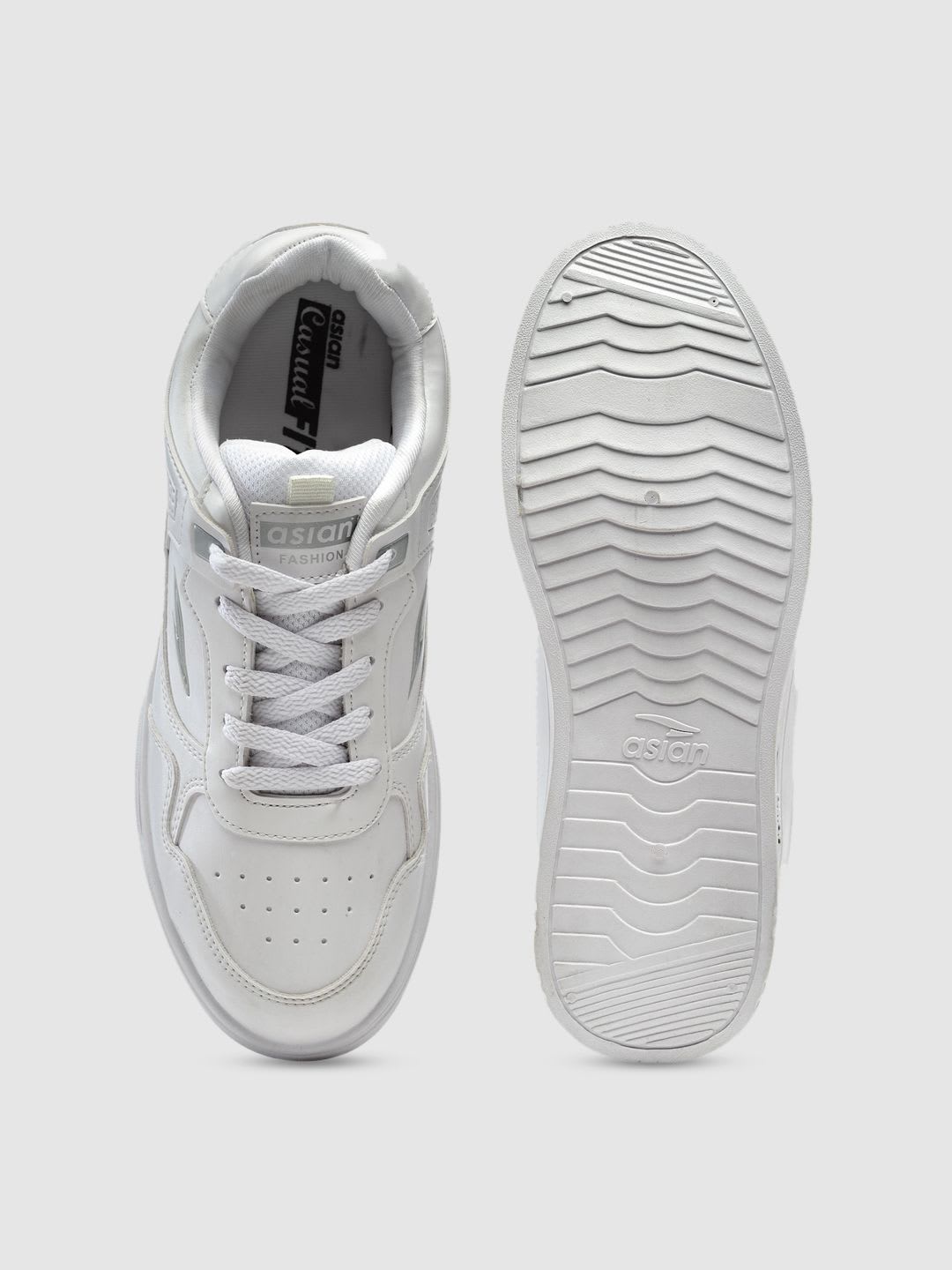 ASIAN Men Boston-01Perforations Lace-Up Sneakers - left view